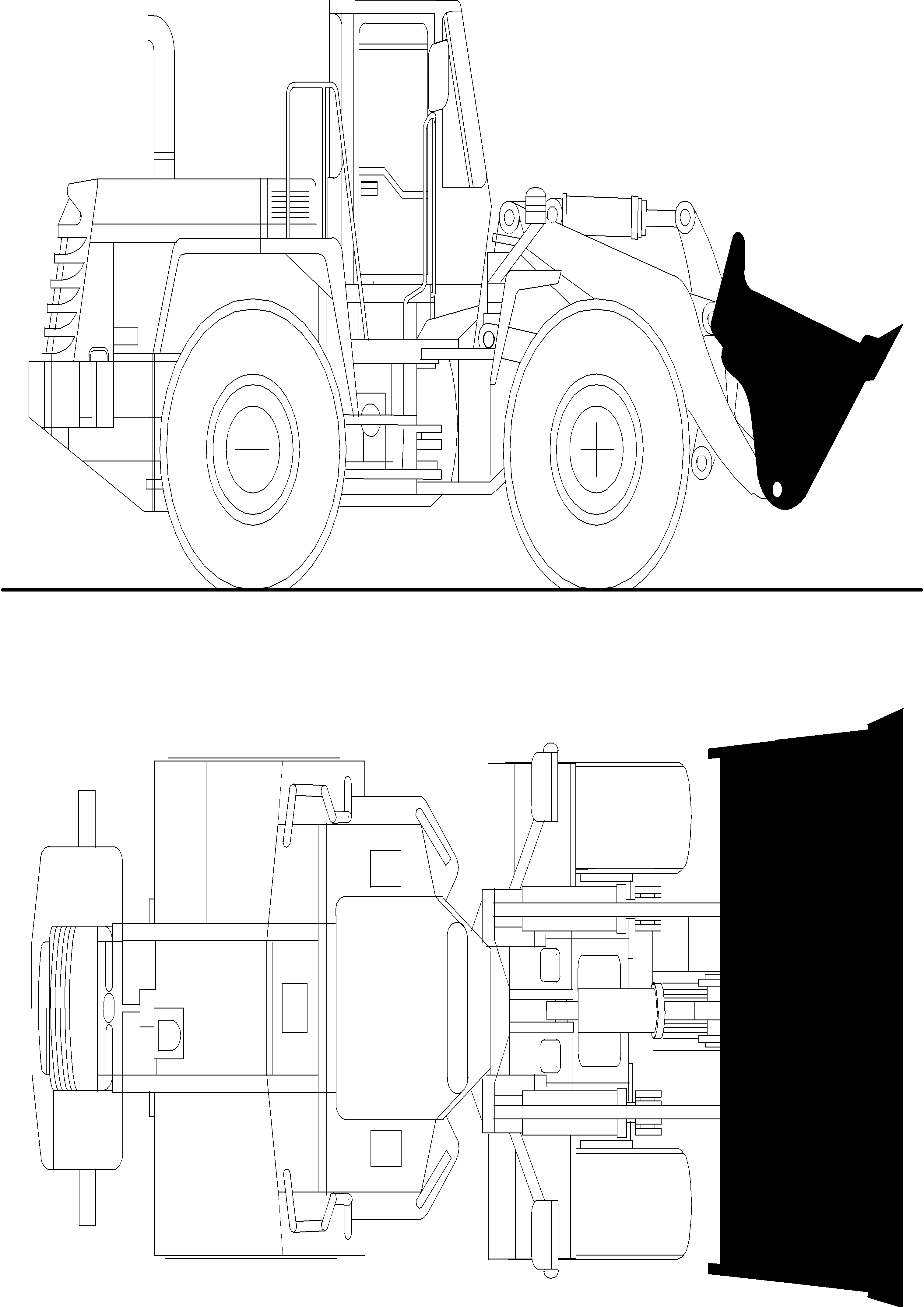 Wheel Loaders Komatsu / WA320-3 S/N WA320H20051-20560(wa320_3) / 15 EQUIPMENT(15 : 15)