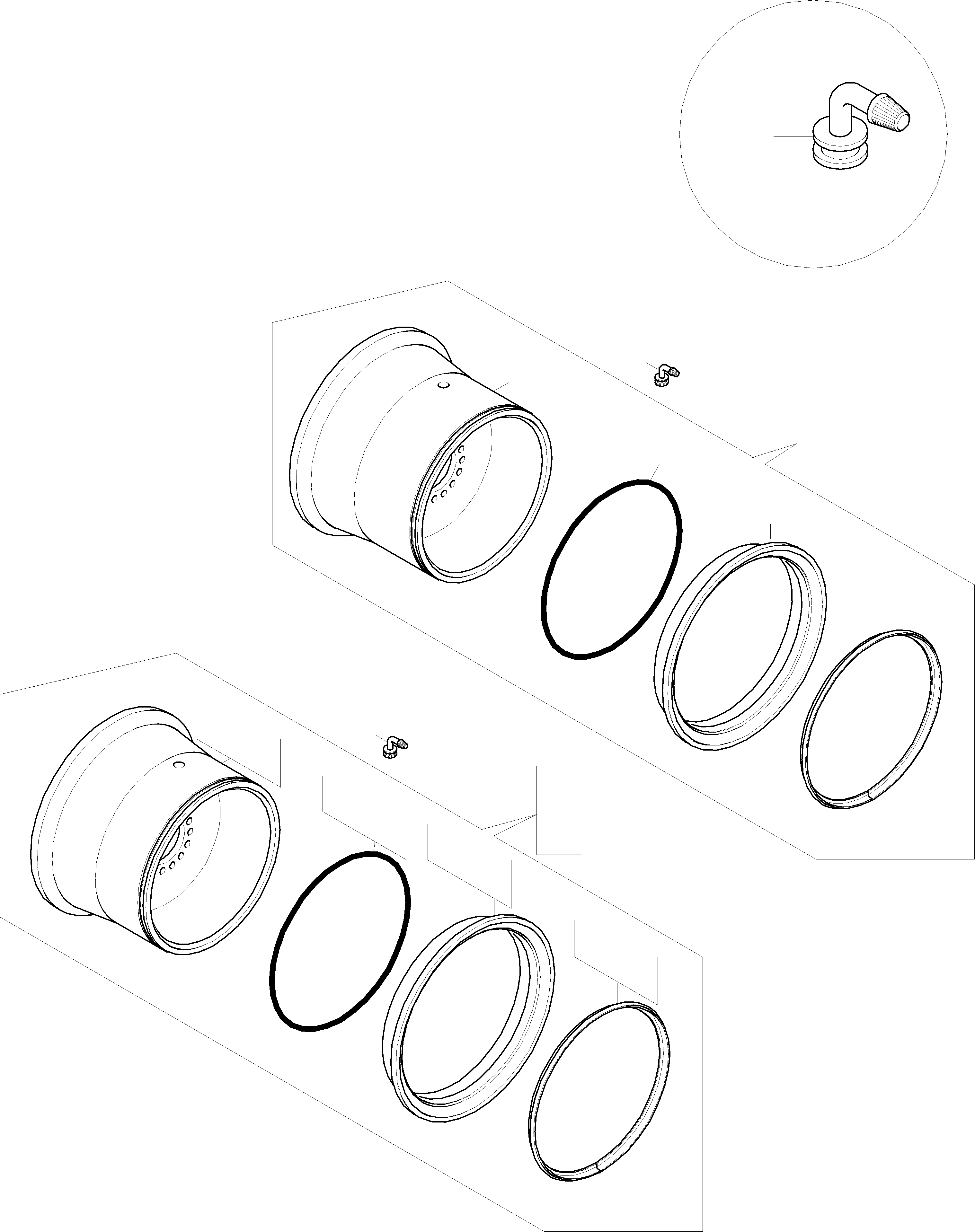 Wheel Loaders Komatsu / WA320-3 S/N WA320H20051-20560(wa320_3) / DISC WHEEL(06-77|a : K0335)