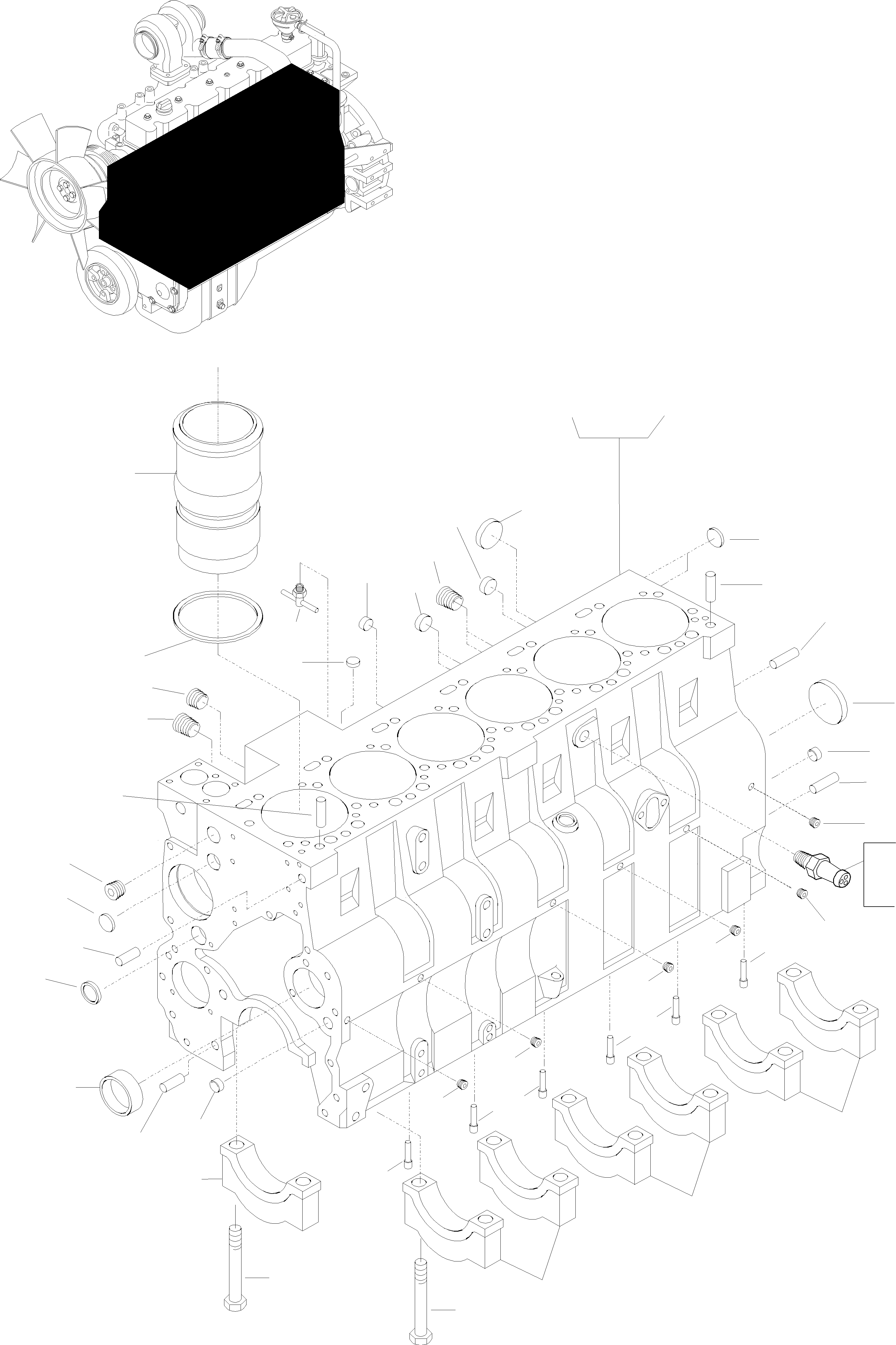 Wheel Loaders Komatsu / WA320-3 S/N WA320H20051-20560(wa320_3) / CYLINDER BLOCK AND ATTACHING PARTS(01-02 : K0342)