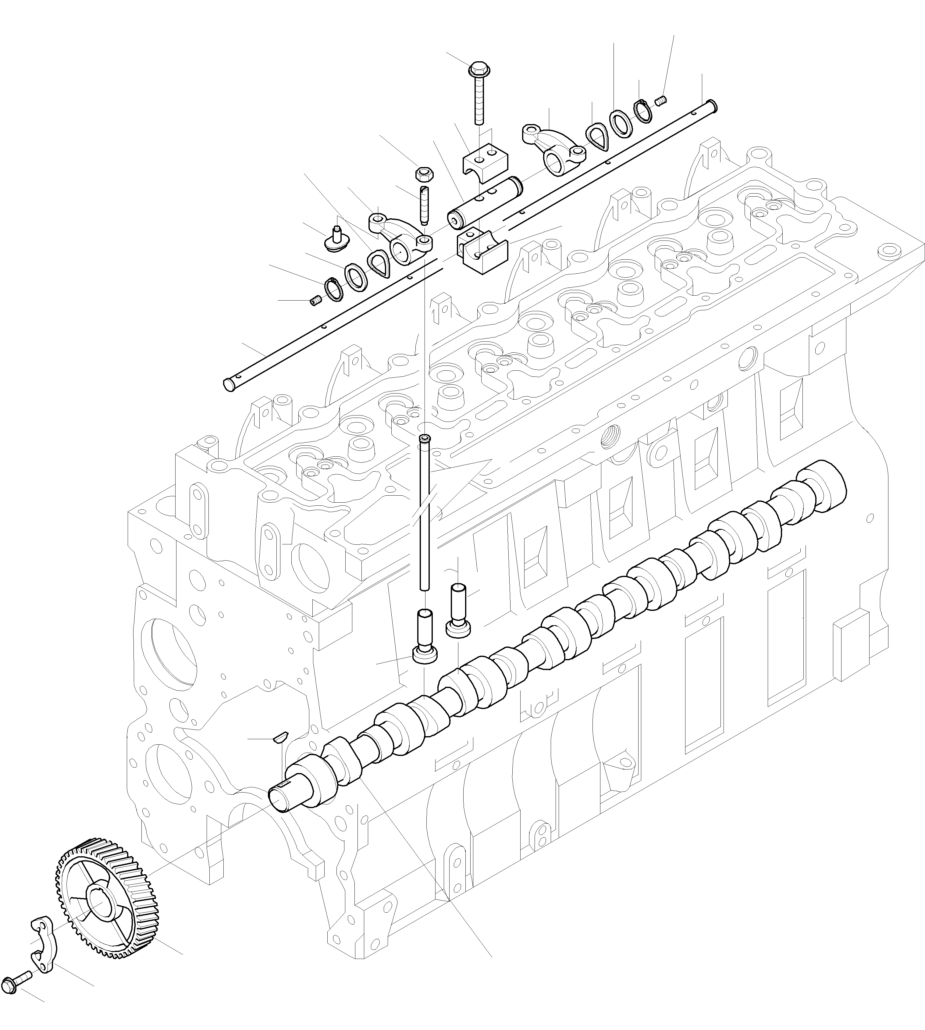 Wheel Loaders Komatsu / WA320-3 S/N WA320H20051-20560(wa320_3) / ENGINE TIMING GEAR(01-09 : K0378)