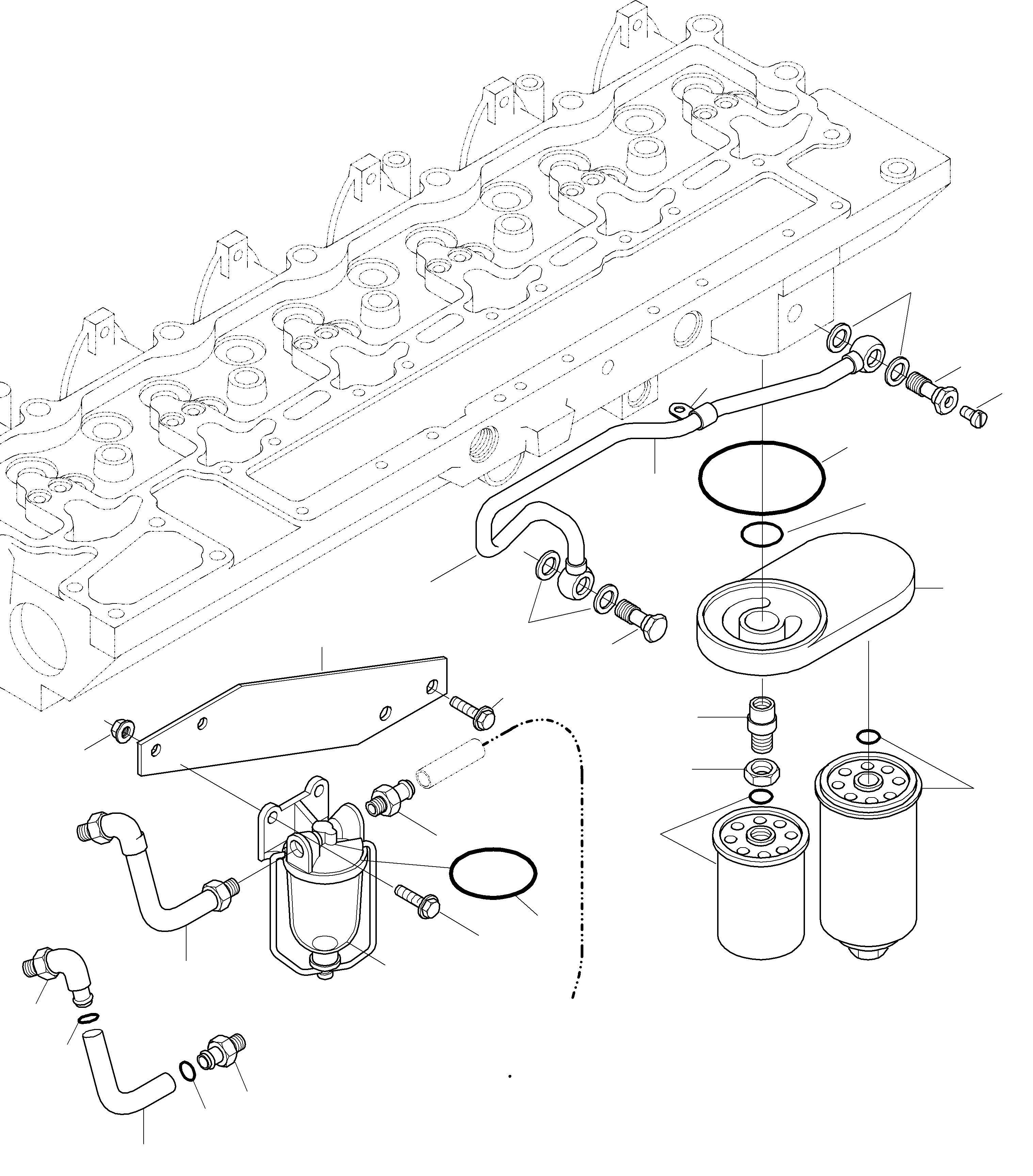 Wheel Loaders Komatsu / WA320-3 S/N WA320H20051-20560(wa320_3) / FUEL SYSTEM, FILTER(01-30 : K0390)