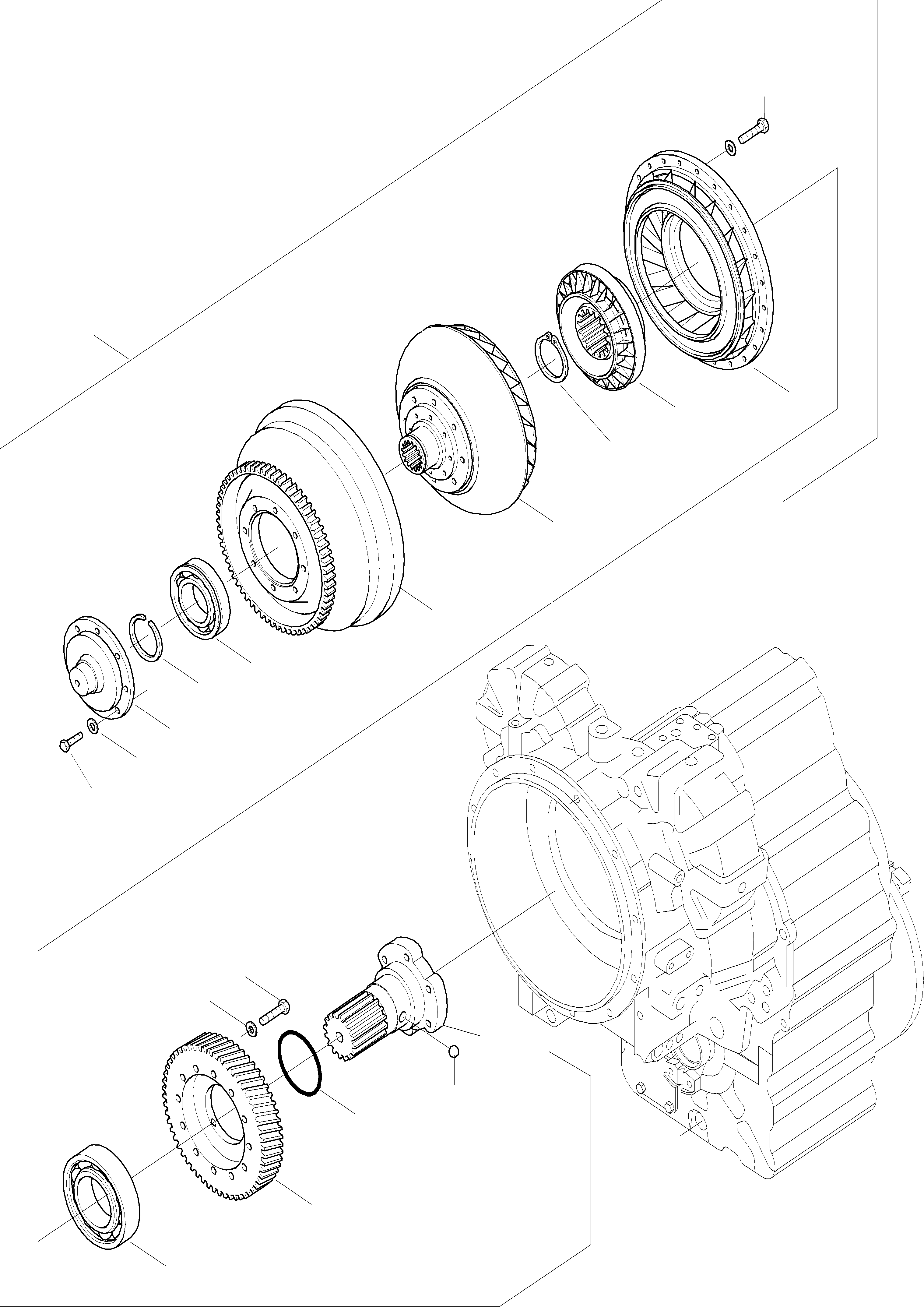 Wheel Loaders Komatsu / WA320-3 S/N WA320H20051-20560(wa320_3) / TORQUE CONVERTER(04-78 : K0403)