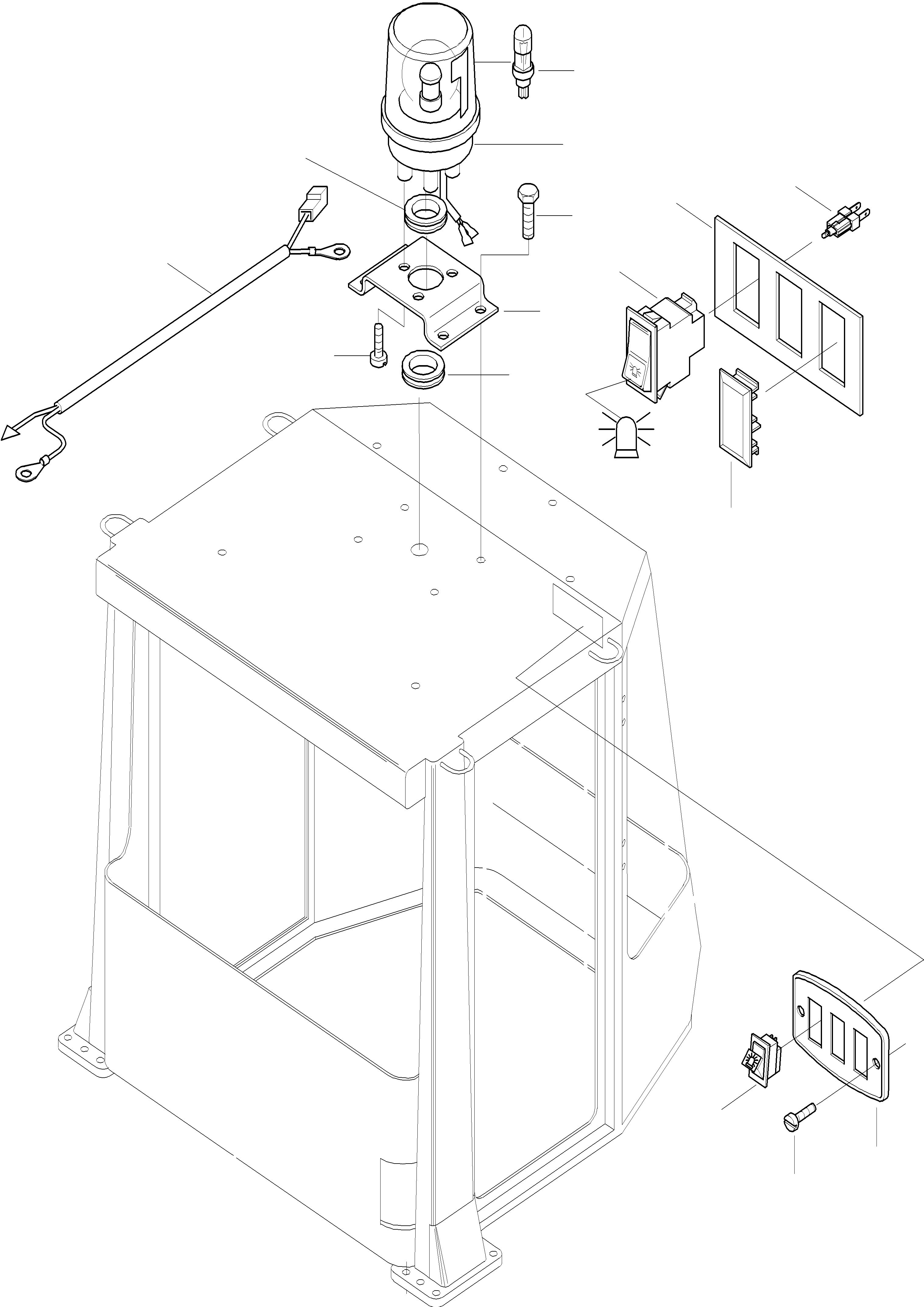 Wheel Loaders Komatsu / WA320-3 S/N WA320H20051-20560(wa320_3) / TURNING LIGHT(03-70 : K0812)