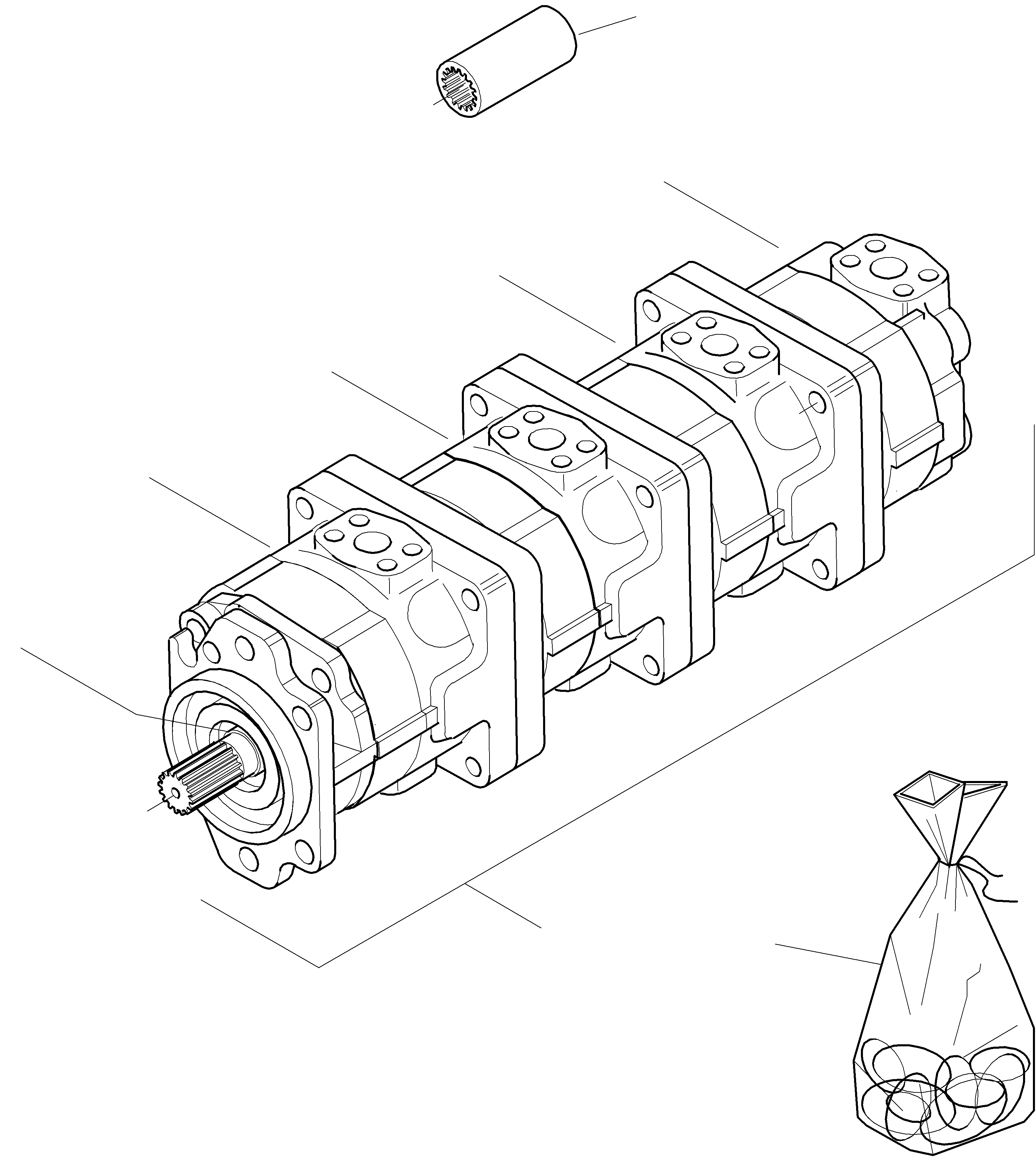 Wheel Loaders Komatsu / WA320-3 S/N WA320H20051-20560(wa320_3) / PUMPS FOR HYDRAULIC SYSTEM(13-00|c : K0989)