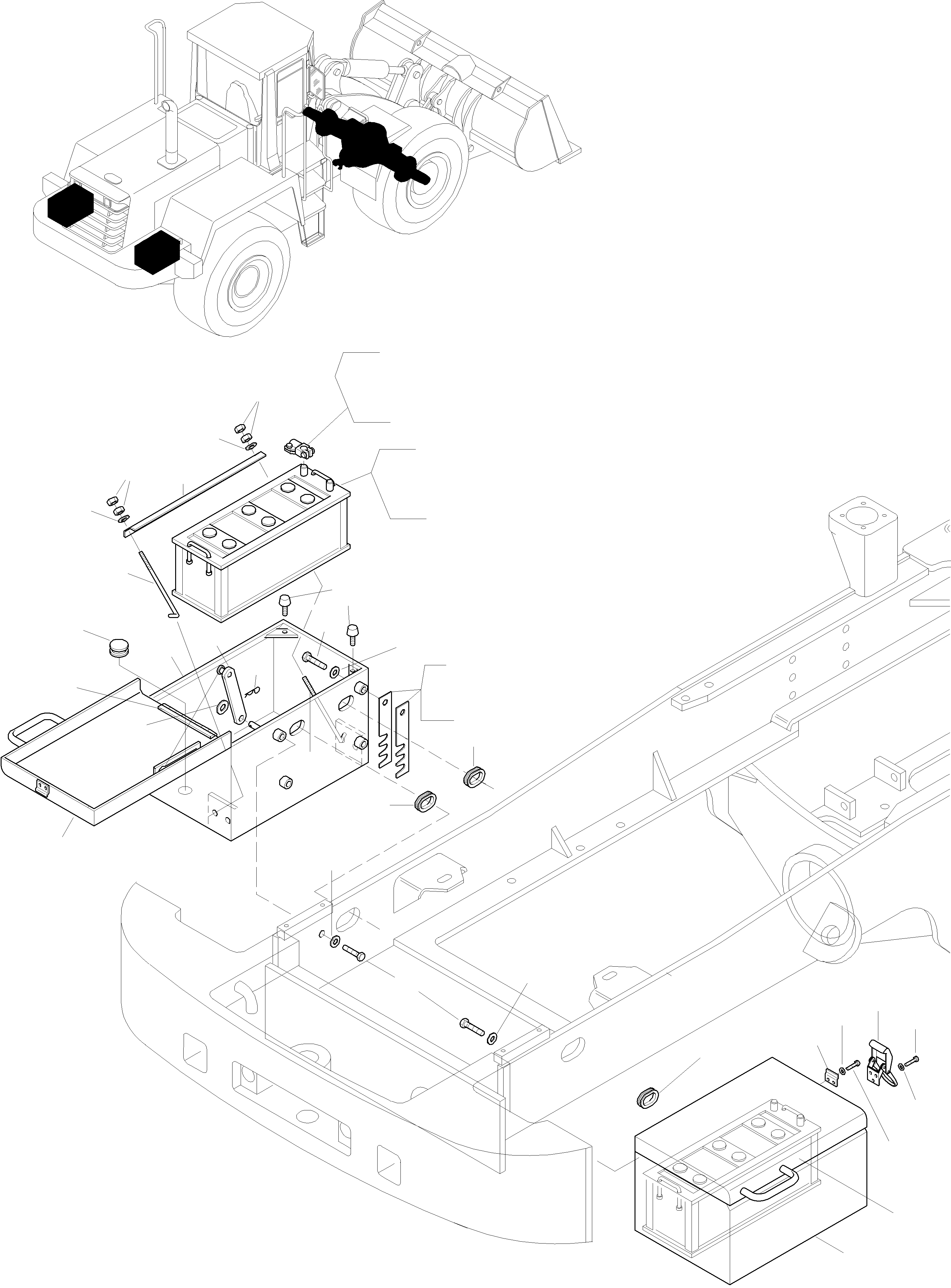 Wheel Loaders Komatsu / WA320-3 active S/N WA320H20561 - Up(wa320_3a) / BATTERY(03-74|a : K0069)