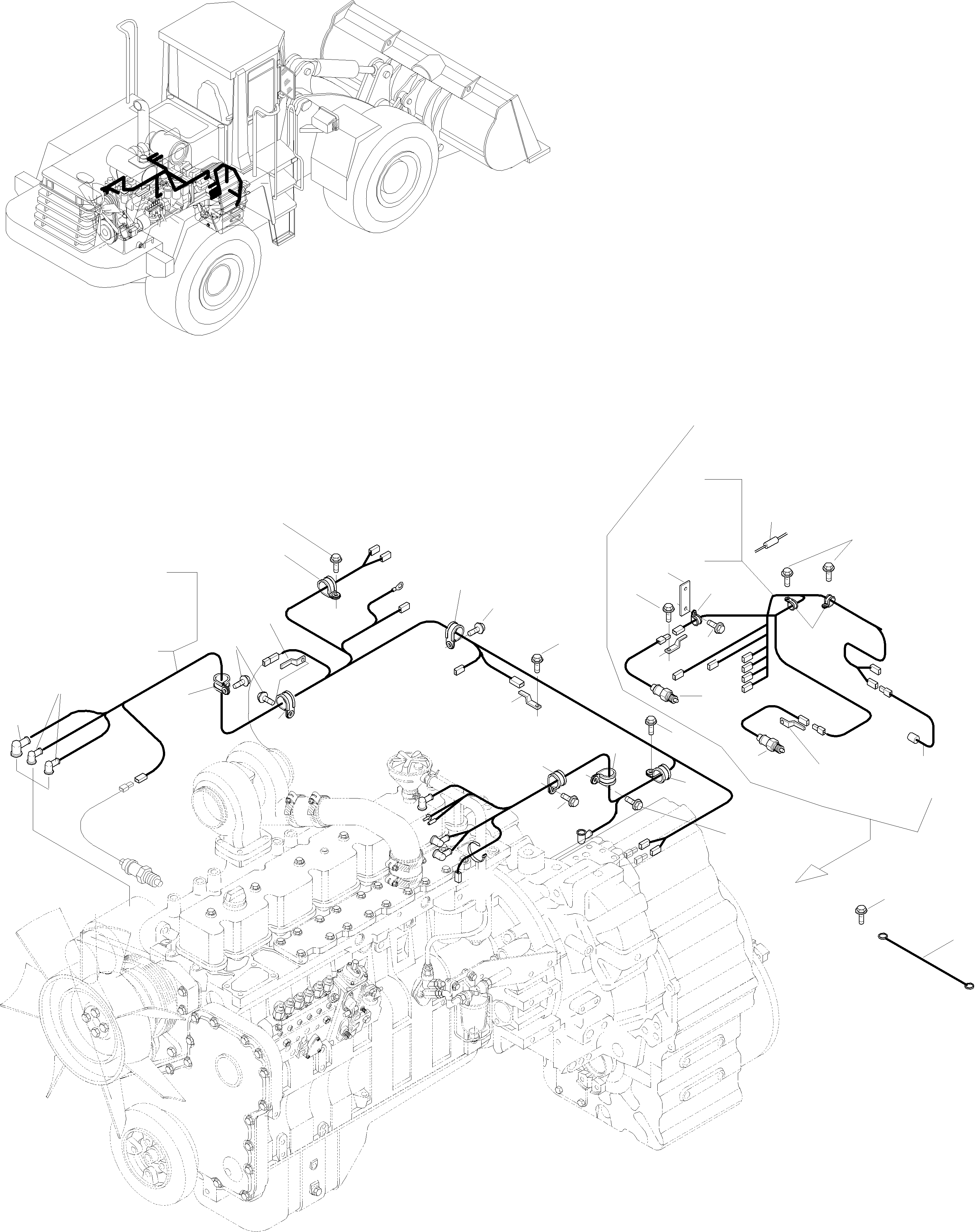 Wheel Loaders Komatsu / WA320-3 active S/N WA320H20561 - Up(wa320_3a) / ELECTRIC SYSTEM, ENGINE AND TRANSMISSION(03-61|a : K0440)