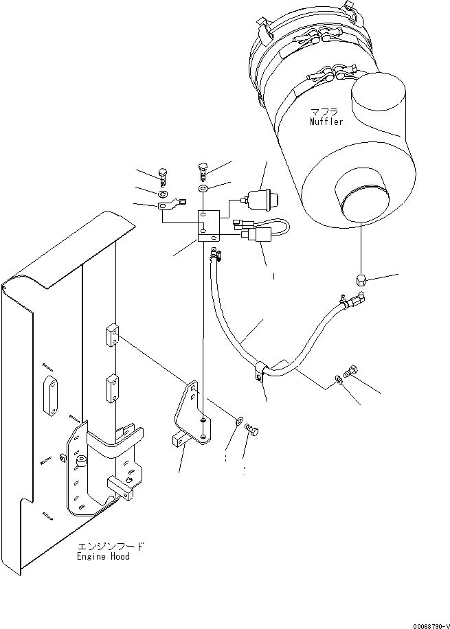 Wheel Loaders Komatsu / WA320PZ-6 S/N 70001-70451(wa320p1c) / DUST INDICATOR(#70001-)(030050 : B0110-04A0)