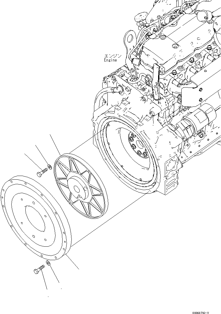 Wheel Loaders Komatsu / WA320PZ-6 S/N 70001-70451(wa320p1c) / DAMPER(#70001-)(030070 : B0600-01A0)