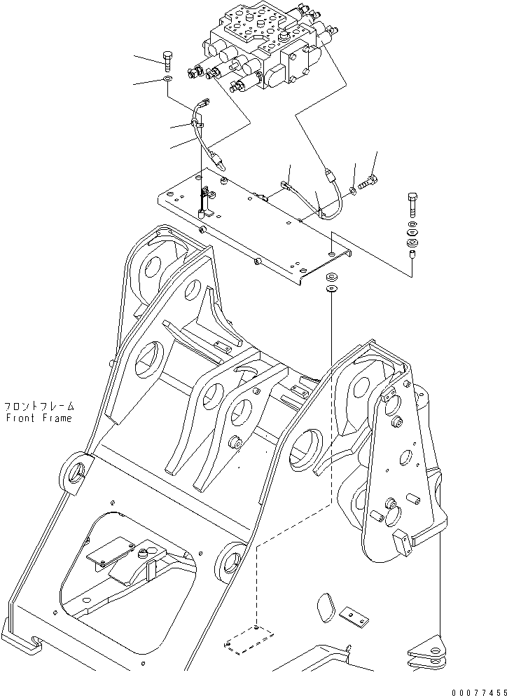 Wheel Loaders Komatsu / WA320PZ-6 S/N 70001-70451(wa320p1c) / MAIN VALVE (P.P.C. SENSOR) (FOR 2-SPOOL VALVE AND E.C.S.S.)(#70001-)(180080 : H0120-02A2)