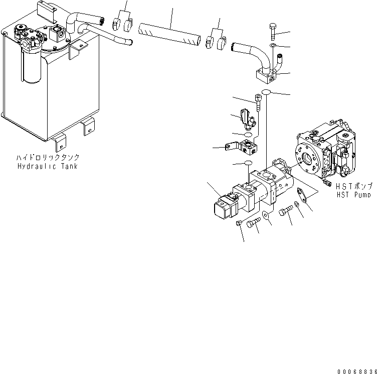 Wheel Loaders Komatsu / WA320PZ-6 S/N 70001-70451 (For EU)(wa320pzc) / HYDRAULIC PUMP(#70001-)(180150 : H0210-01A0)