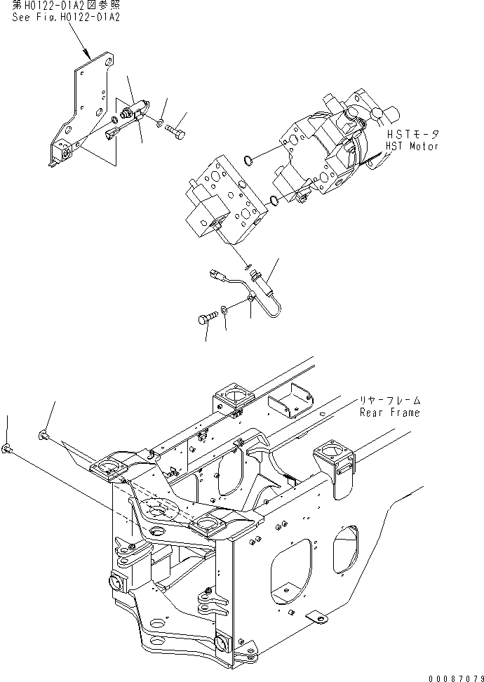 Wheel Loaders Komatsu / WA320PZ-6 S/N 70001-70451 (For EU)(wa320pzc) / EMERGENCY STEERING (VALVE MOUNT AND PRESSURE SWITCH) (EU SPEC.)(#70330-)(180630 : H4420-02A1A)