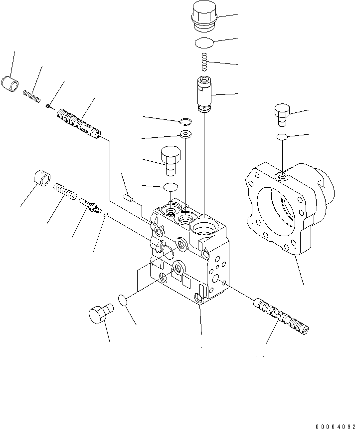 Wheel Loaders Komatsu / WA320PZ-6 S/N 70001-70451 (For EU)(wa320pzc) / FAN MOTOR (1/3)(#70001-)(420290 : Y1642-01A0)
