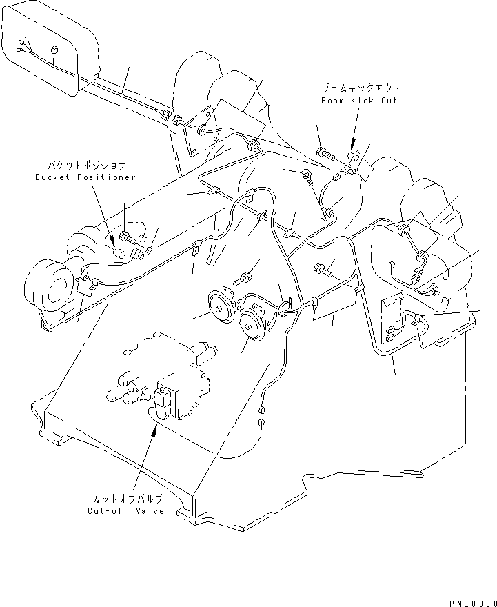 Wheel Loaders Komatsu / WA380-3 S/N 50001-52999 (Overseas Version)(wa380-0c) / ELECTRICAL SYSTEM (FRONT FRAME LINE)(#50001-)(030220 : 1511)