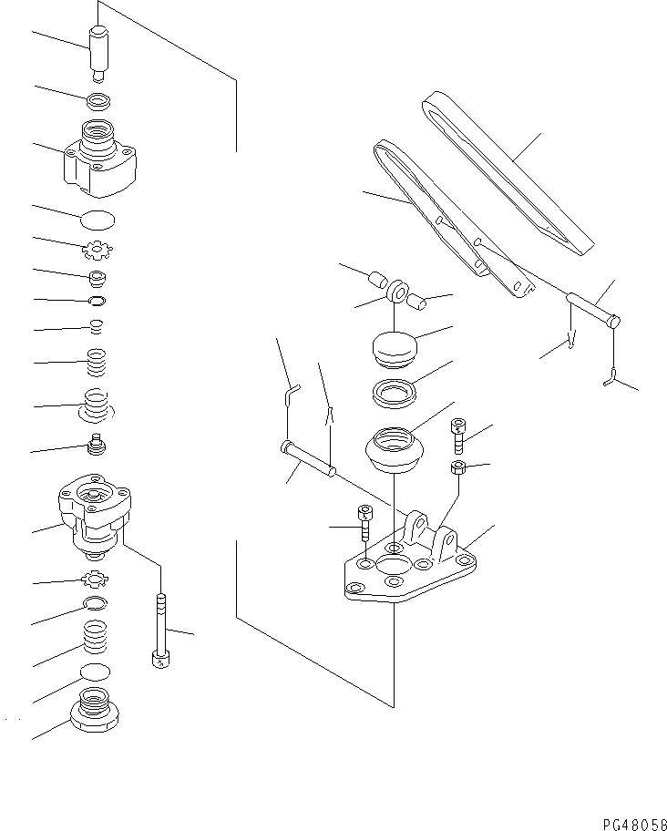 Wheel Loaders Komatsu / WA380-3 S/N 50001-52999 (Overseas Version)(wa380-0c) / BRAKE VALVE (SINGLE TYPE)(#50001-)(090180 : 3601)