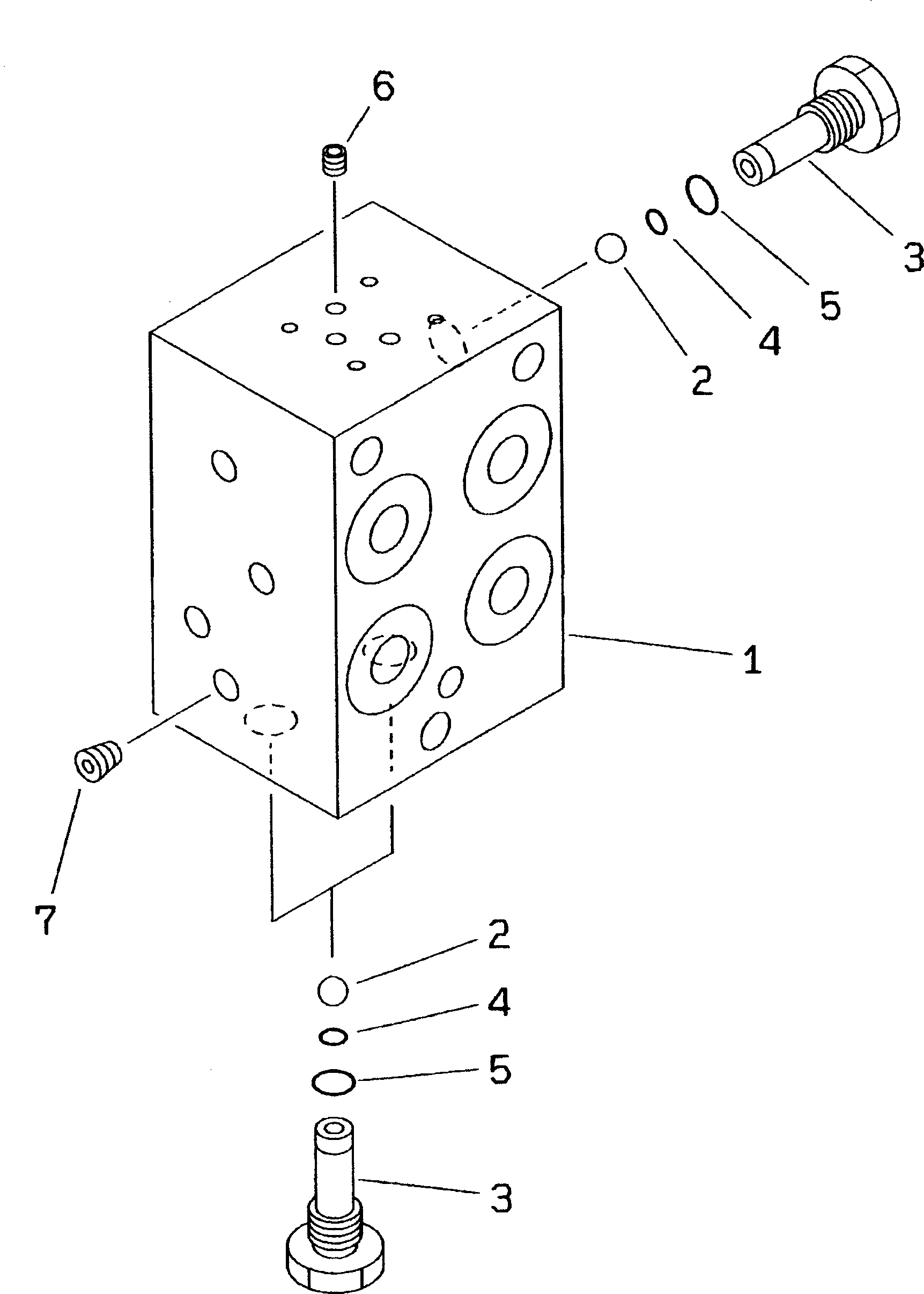 Wheel Loaders Komatsu / WA380-3 S/N 50001-52999 (Overseas Version)(wa380-0c) / SHUTTLE VALVE (FOR REMOTE BUCKET POSITIONER SYSTEM)(#50001-)(180160 : 6293)