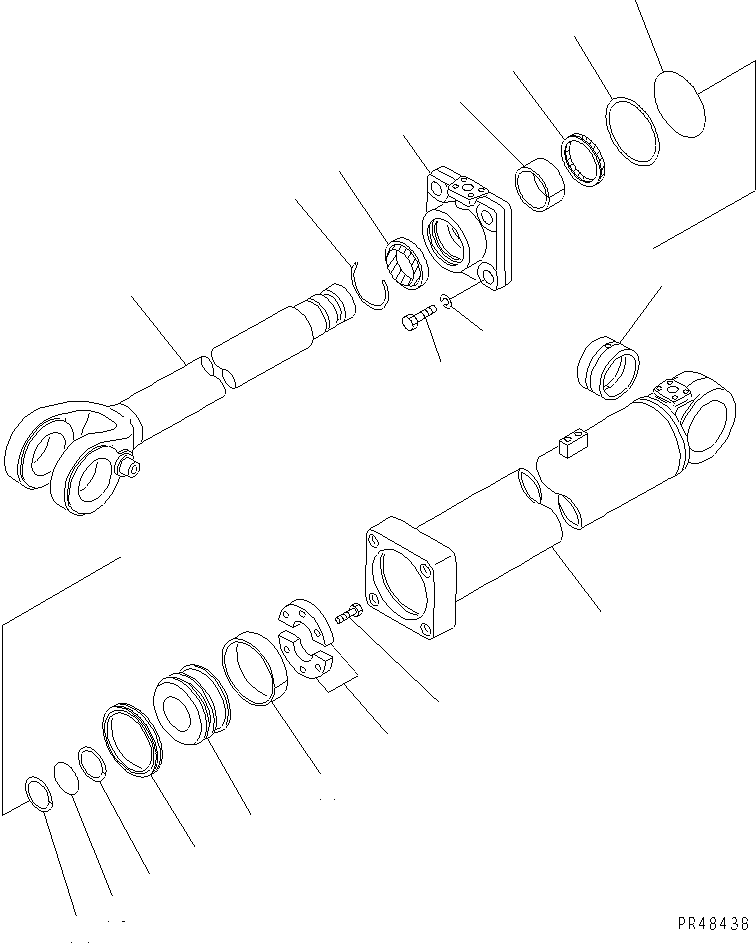 Wheel Loaders Komatsu / WA380-3 S/N 50001-52999 (Overseas Version)(wa380-0c) / LIFT CYLINDER(#50001-)(180170 : 6301)