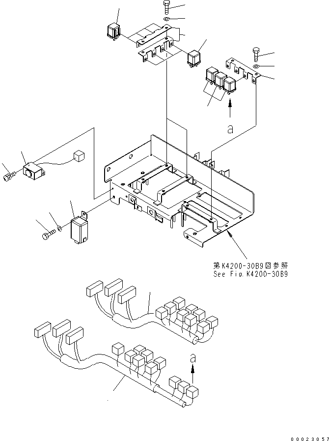 Wheel Loaders Komatsu / WA380-5-TN S/N 60001-UP(wa380-1r) / FLOOR FRAME (RELAY) (FOR TUNNEL SPEC.)(240170 : K4200-09B9)