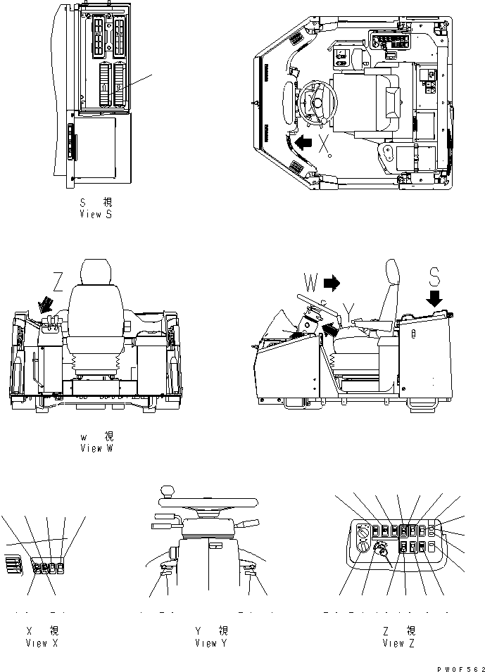 Wheel Loaders Komatsu / WA380-5-TN S/N 60001-UP(wa380-1r) / FLOOR FRAME (DECAL) (FOR TUNNEL SPEC.)(240420 : K4200-38B9)
