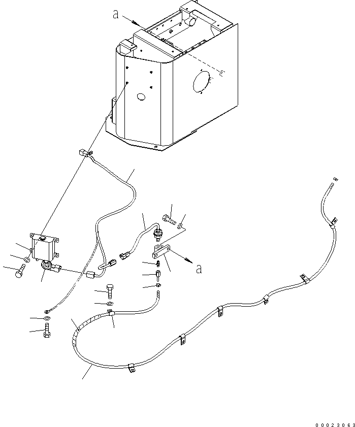 Wheel Loaders Komatsu / WA380-5-TN S/N 60001-UP(wa380-1r) / CERAMIC MUFFLER GAUGE(240460 : K4200-45B9)