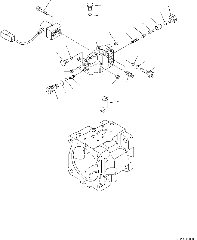Wheel Loaders Komatsu / WA380-5-TN S/N 60001-UP(wa380-1r) / MAIN PUMP (3/5)(420030 : Y1600-03A0)