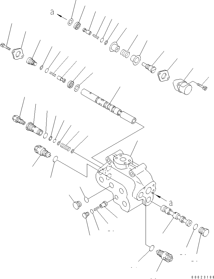 Wheel Loaders Komatsu / WA380-5-TN S/N 60001-UP(wa380-1r) / STEERING VALVE (STEERING DEMAND VALVE)(420240 : Y1680-01A0)