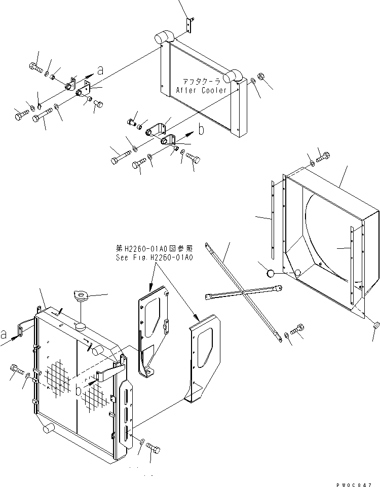 Wheel Loaders Komatsu / WA380-5 S/N 60001-UP(wa380-5r) / RADIATOR(060010 : C0110-01A0)