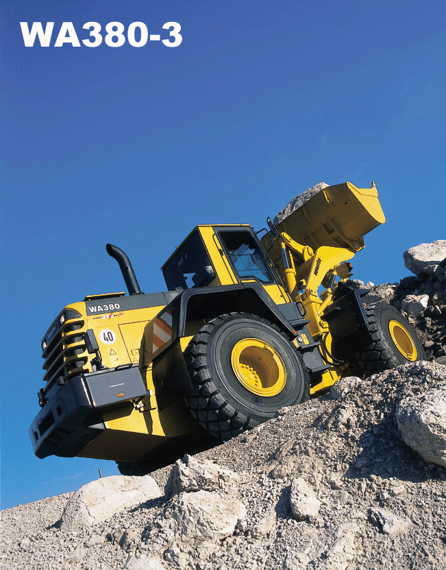 Wheel Loaders Komatsu / WA380-3 active S/N WA380H20501 - Up(wa380_3a)