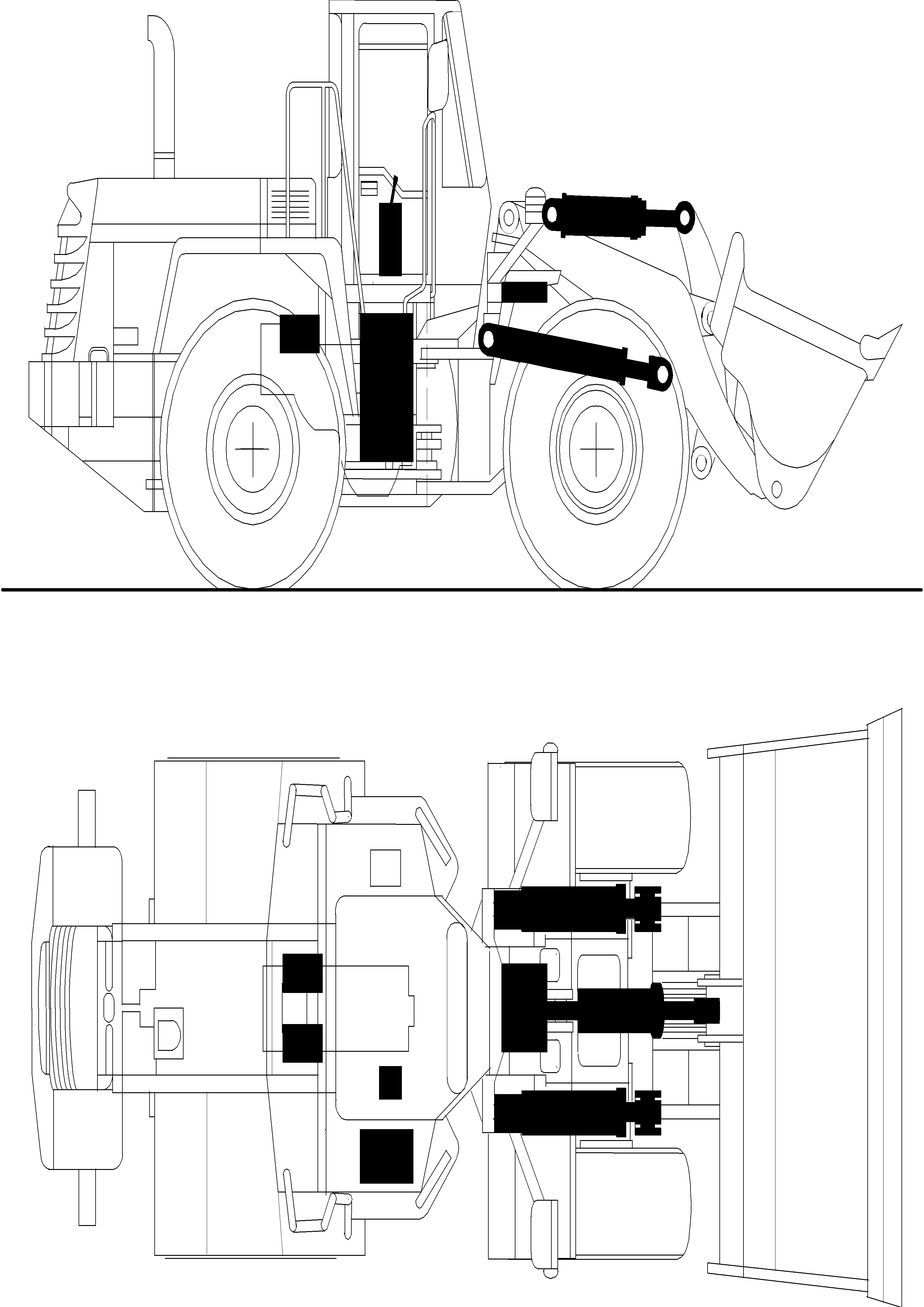 Wheel Loaders Komatsu / WA380-3 active S/N WA380H20501 - Up(wa380_3a) / 13 HYDRAULIC SYSTEM(13 : 13)
