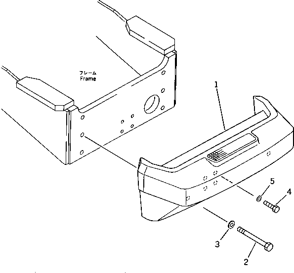 Wheel Loaders Komatsu / WA40-1 S/N 1001-UP(wa40-1c) / COUNTER WEIGHT(150020 : 5015)