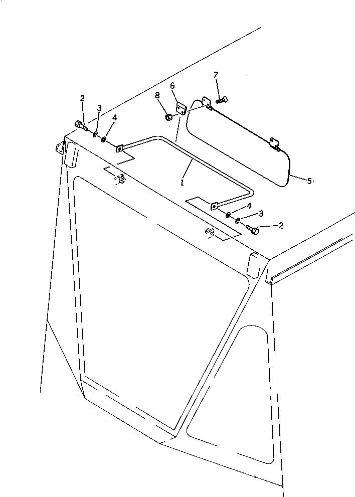 Wheel Loaders Komatsu / WA40-1 S/N 1001-UP(wa40-1c) / ROPS CAB (2/4)(150120 : 5452)