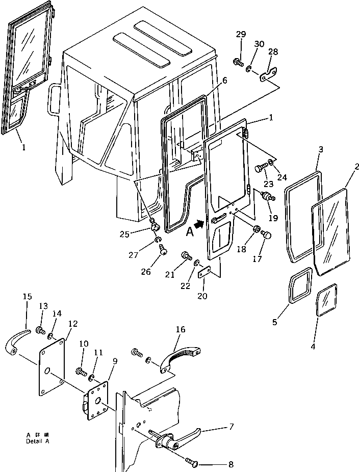 Wheel Loaders Komatsu / WA40-1 S/N 1001-UP(wa40-1c) / STEEL CAB (2/4)(150170 : 5462)