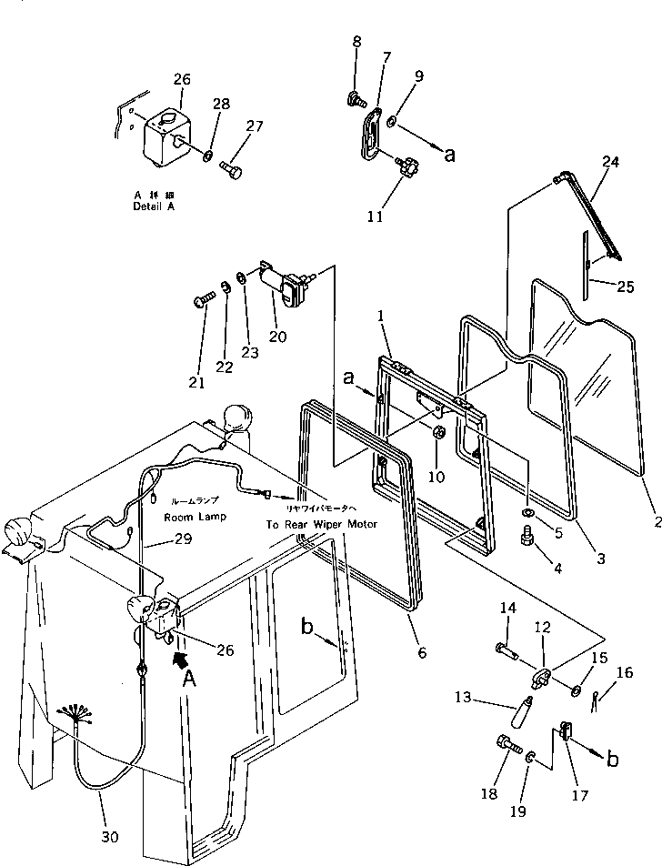 Wheel Loaders Komatsu / WA40-1 S/N 1001-UP(wa40-1c) / STEEL CAB (3/4)(150180 : 5463)