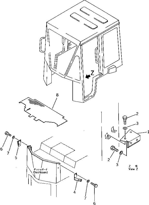 Wheel Loaders Komatsu / WA40-1 S/N 1001-UP(wa40-1c) / STEEL CAB (4/4)(150190 : 5464)