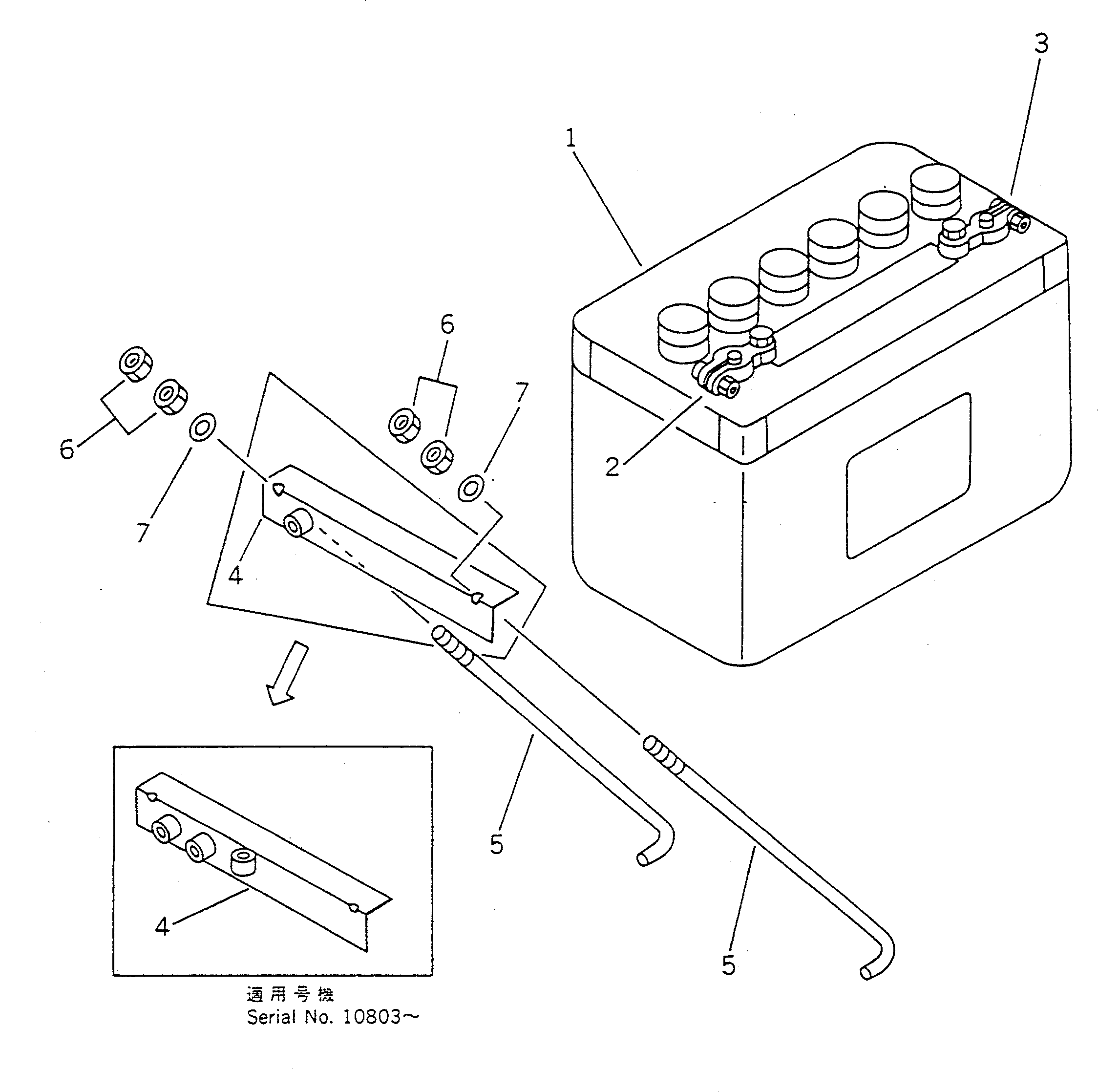 Wheel Loaders Komatsu / WA40-2 S/N 3001-UP(wa40-2c) / BATTERY (LARGE CAPACITY)(030070 : 1403)