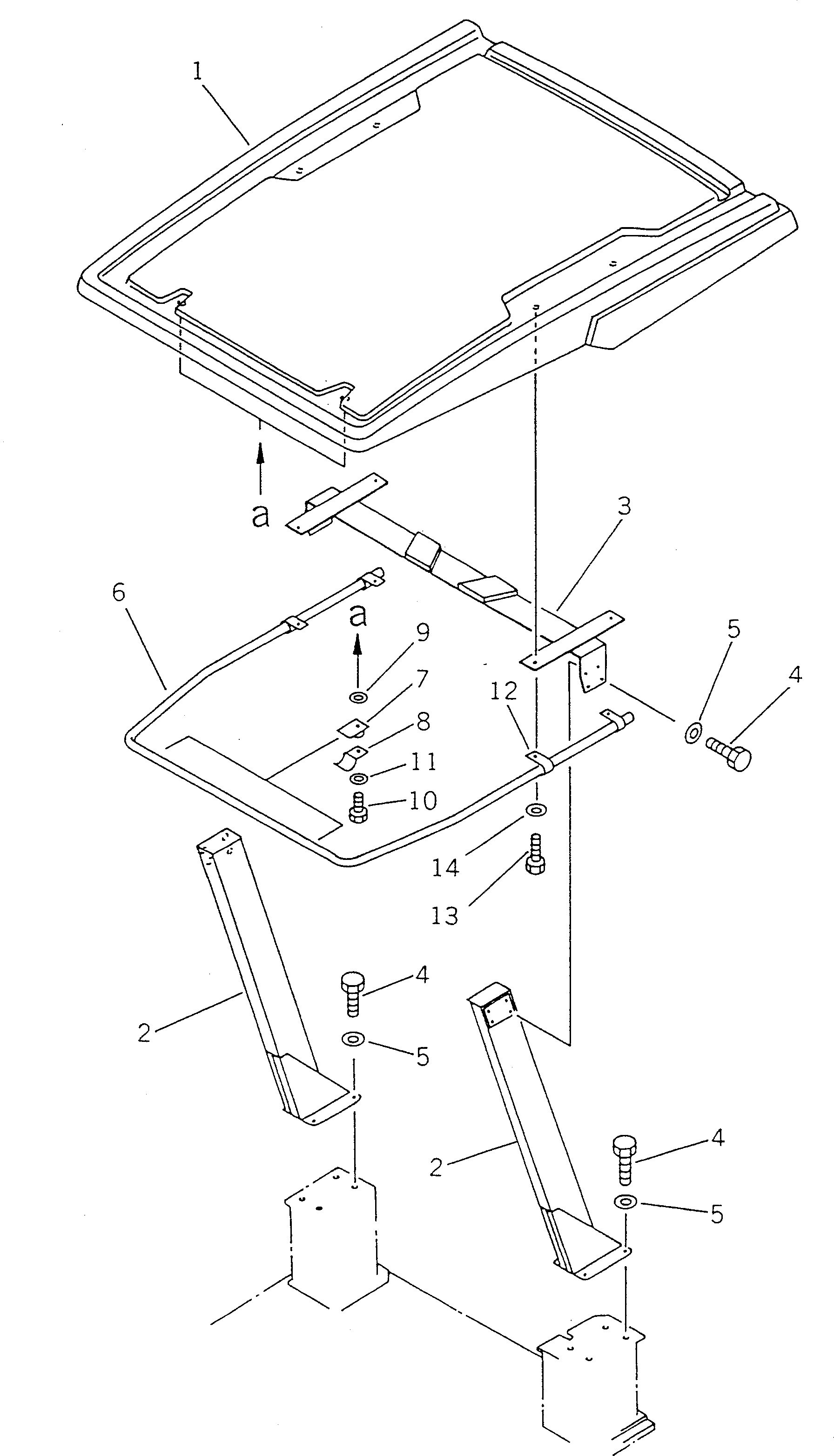 Wheel Loaders Komatsu / WA40-2 S/N 3001-UP(wa40-2c) / CANOPY(150080 : 5401)