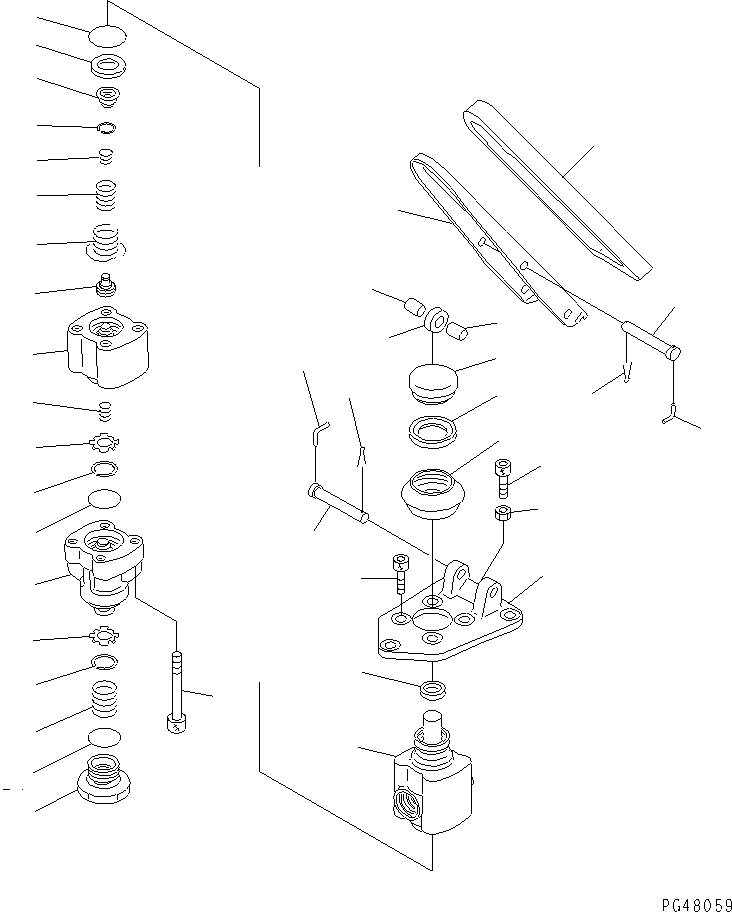 Wheel Loaders Komatsu / WA400-3-X S/N 60001-62999(wa400-0r) / BRAKE VALVE (TANDEM TYPE)(#60001-)(090220 : 3605)