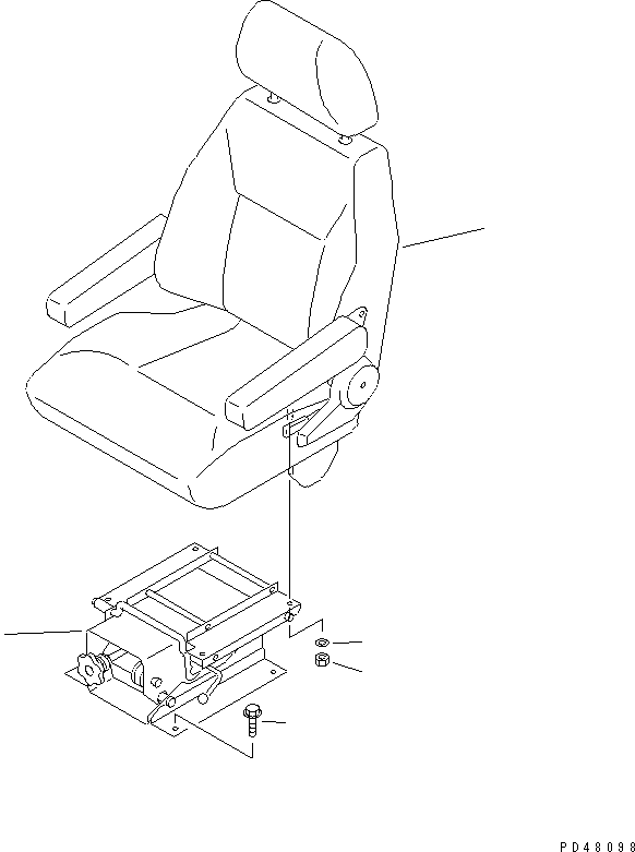 Wheel Loaders Komatsu / WA400-3-X S/N 60001-62999(wa400-0r) / OPERATOR