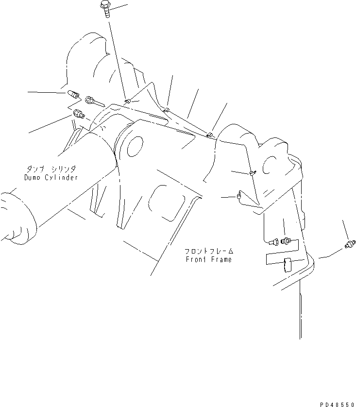 Wheel Loaders Komatsu / WA400-3-X S/N 60001-62999(wa400-0r) / LUBRICATOR (WORK EQUIPMENT)(#60001-)(150640 : 5801)