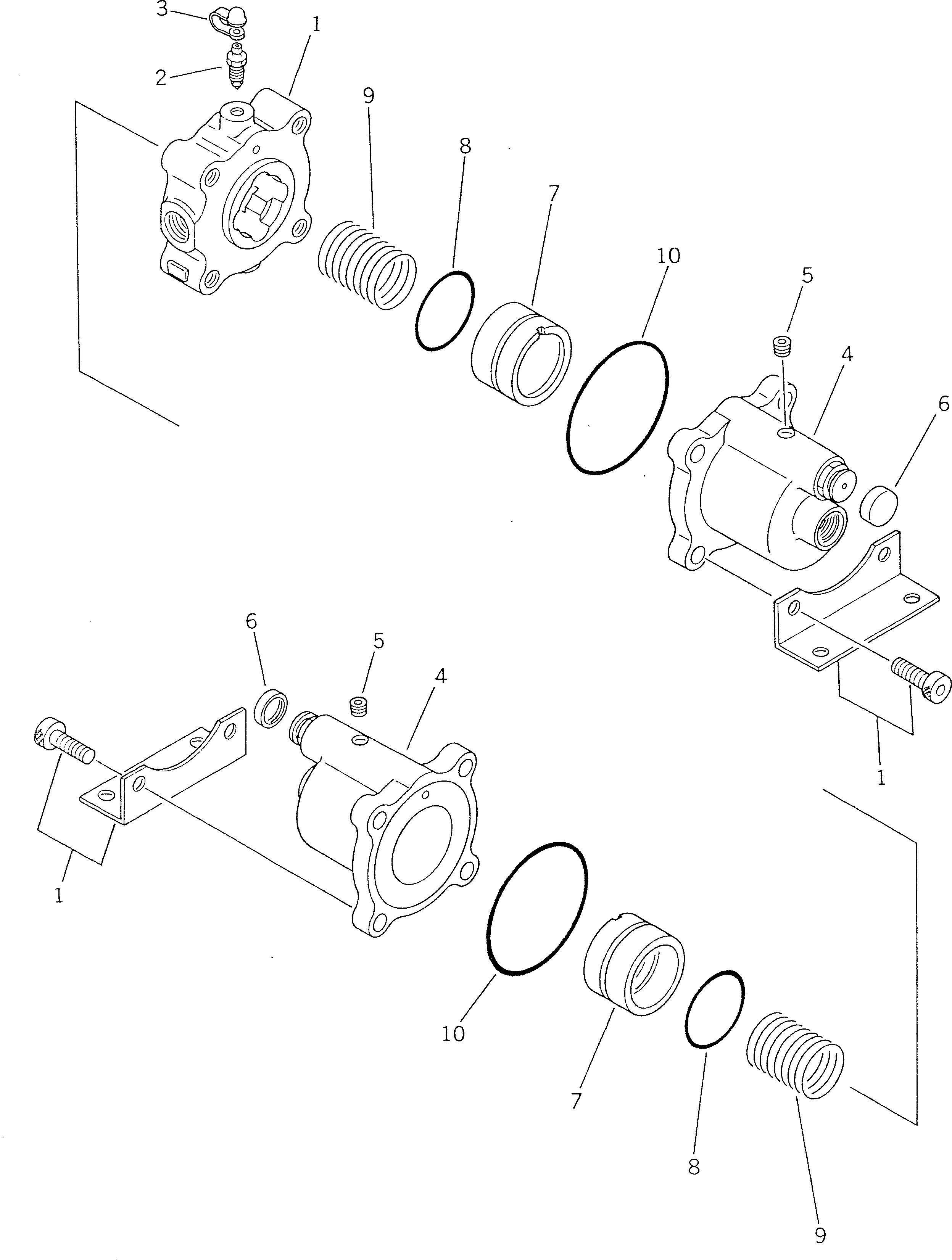 Wheel Loaders Komatsu / WA400-1 S/N 10001-UP (Overseas Version)(wa400-1c) / SLACK ADJUSTER(090370 : 3771)