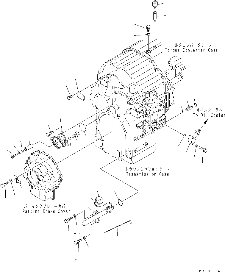 Wheel Loaders Komatsu / WA400-3-H S/N 63001-UP(wa400-7r) / TRANSMISSION (ACCESSORY) (FOR EMERGENCY STEERING)(150460 : F4350-67A1)