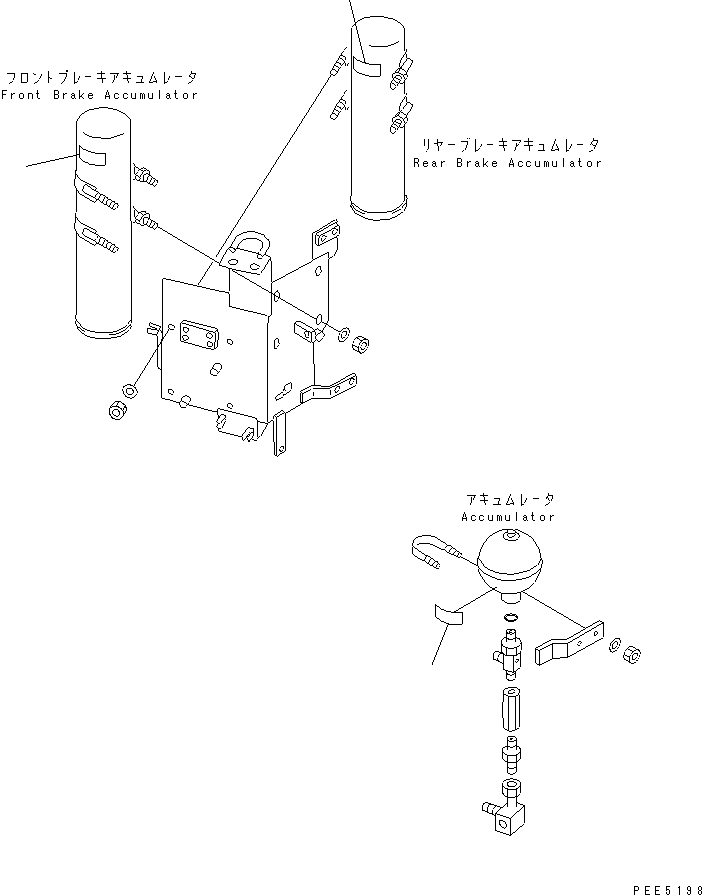 Wheel Loaders Komatsu / WA400-3-H S/N 63001-UP(wa400-7r) / BULKHEAD (DECAL)(270110 : M4102-06A0)