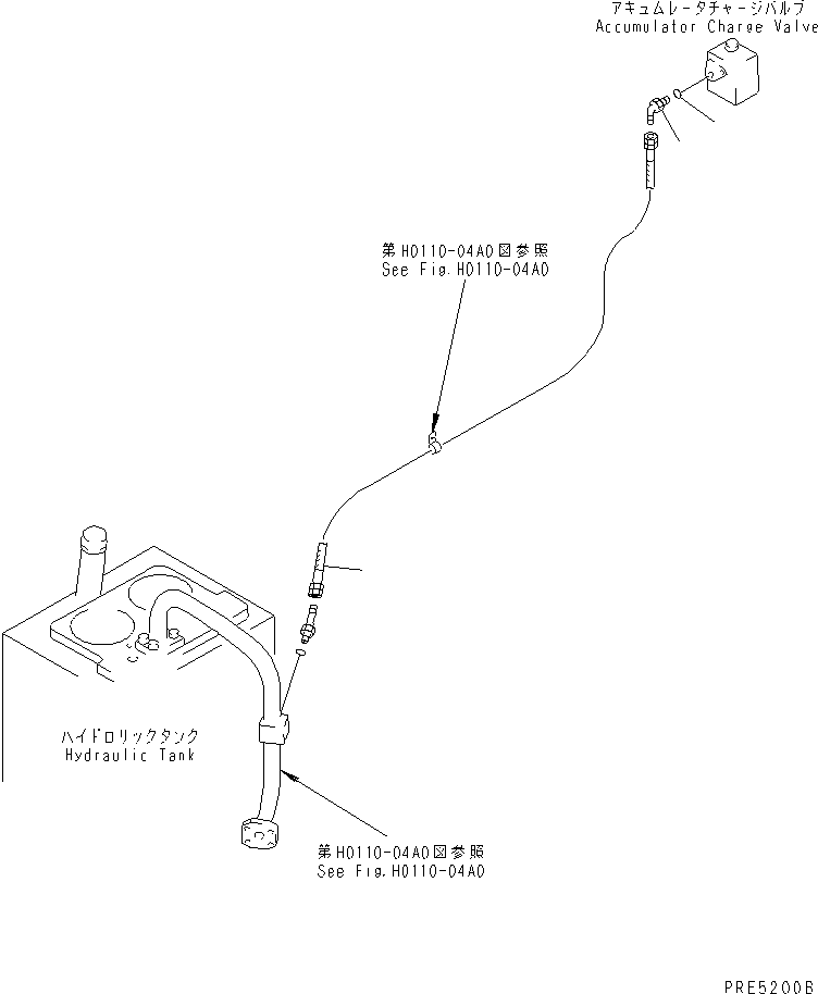 Wheel Loaders Komatsu / WA400-3-H S/N 63001-UP(wa400-7r) / BULKHEAD (DRAIN LINE)(270140 : M4102-09A0)