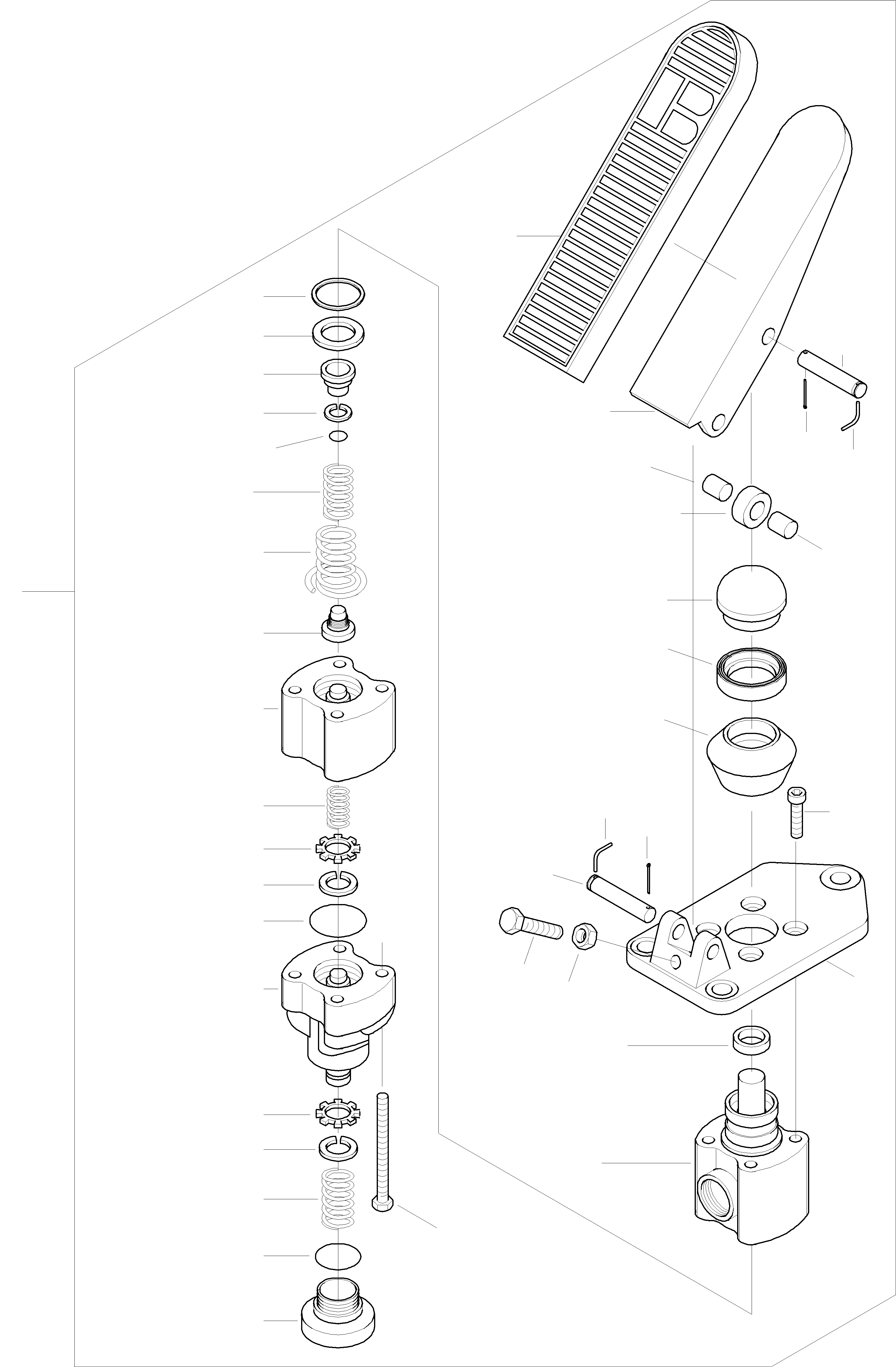 Wheel Loaders Komatsu / WA420-3 S/N WA420H30051-30296(wa420_3) / BRAKE VALVE, TWO WAYS(09-15|e : K0055)