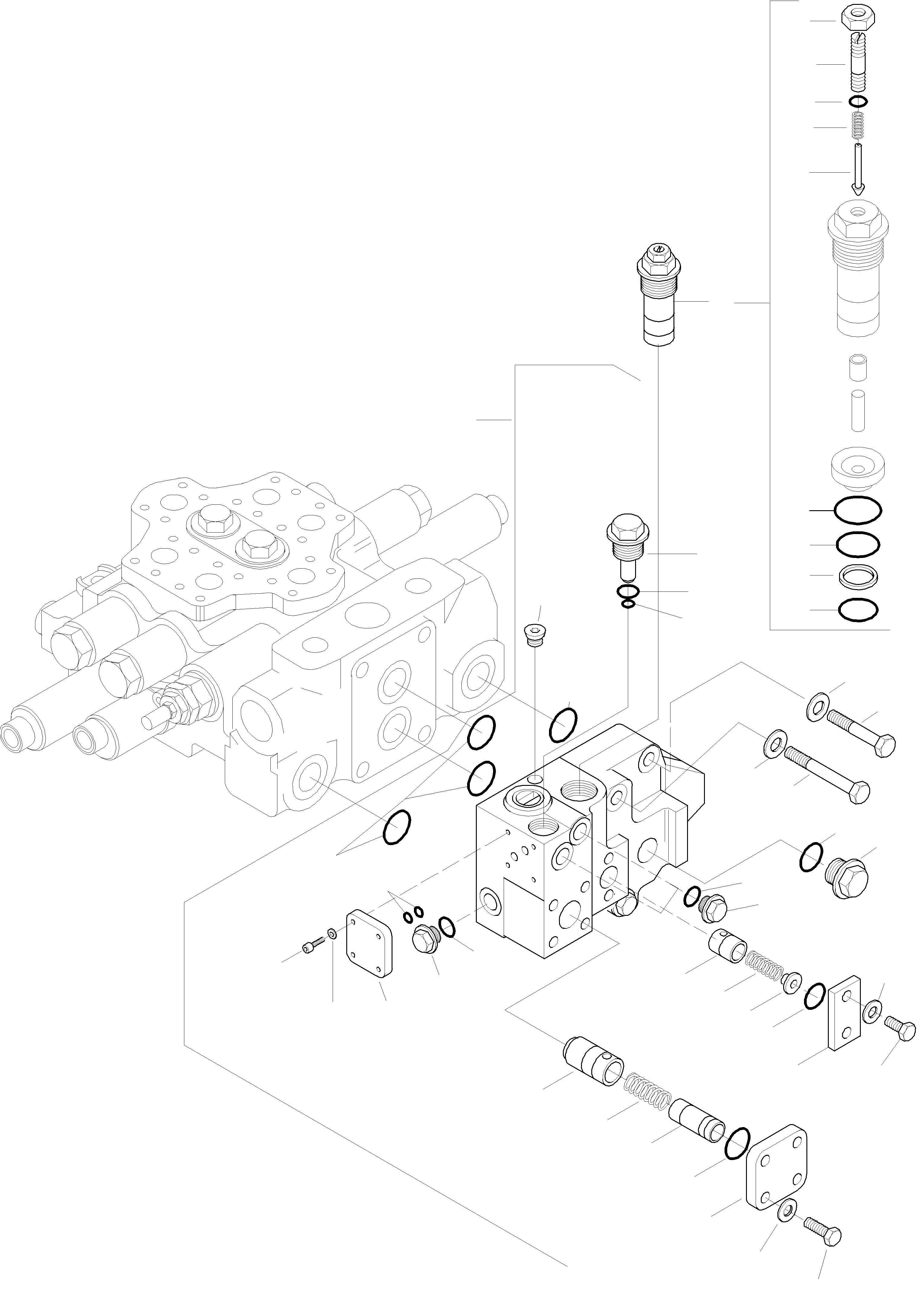 Wheel Loaders Komatsu / WA420-3 S/N WA420H30051-30296(wa420_3) / CONTROL VALVE, TWO WAYS(13-12|a : K0152*)