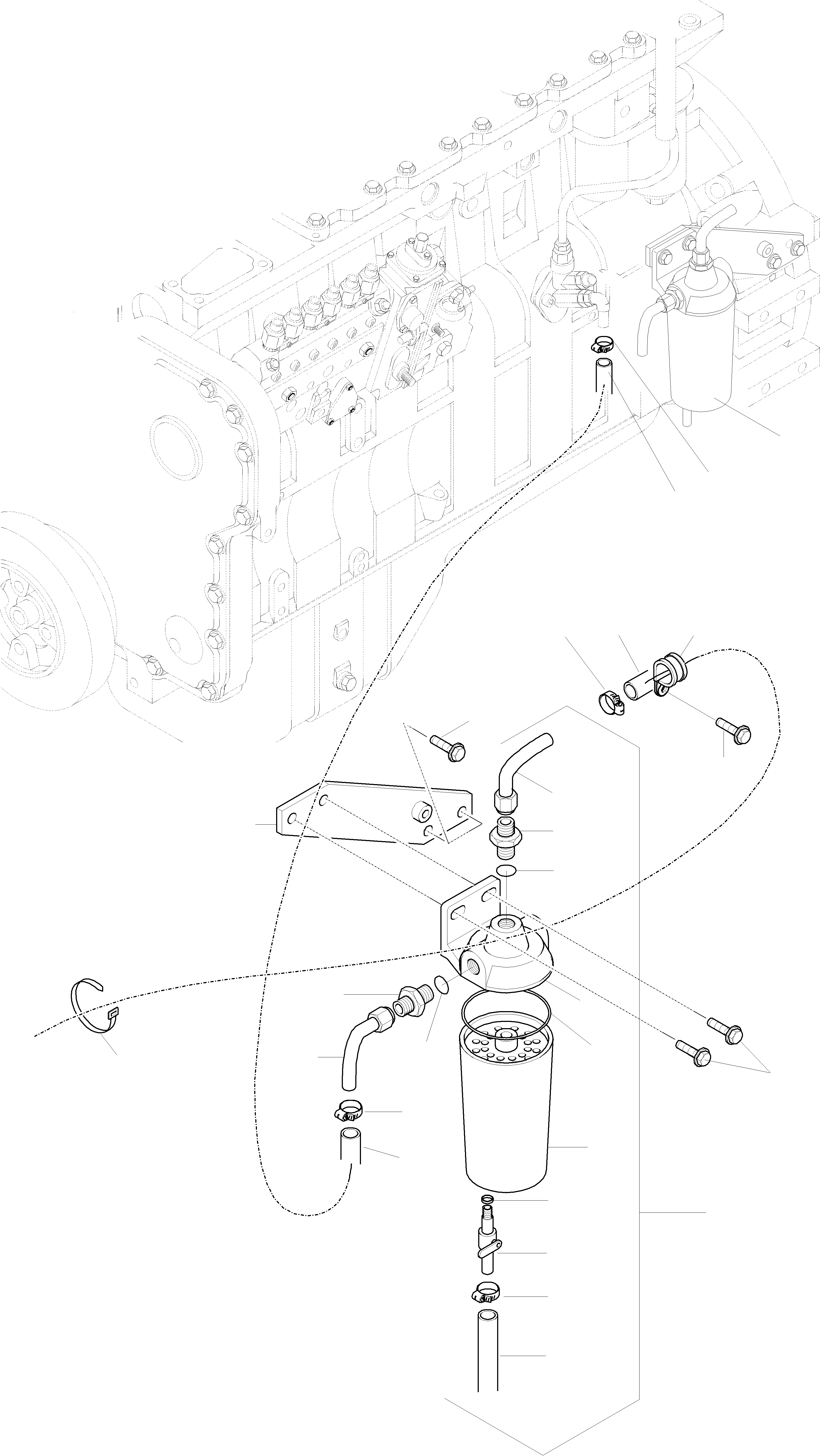 Wheel Loaders Komatsu / WA420-3 active S/N WA420H30297 - Up(wa420_3a) / FUEL SYSTEM, FILTER(01-30|c : GJ2K1735)