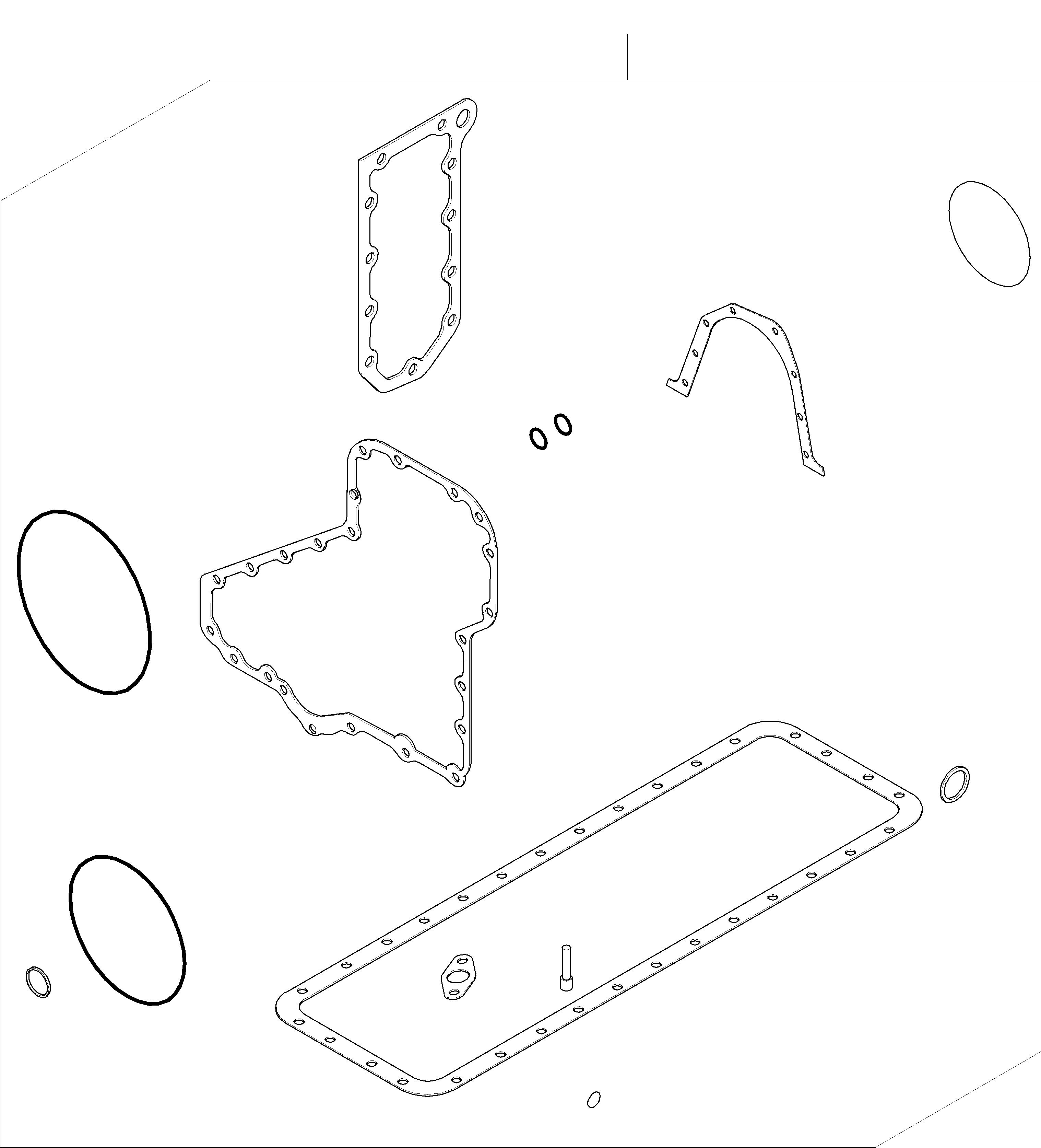 Wheel Loaders Komatsu / WA420-3 active S/N WA420H30297 - Up(wa420_3a) / GASKET KIT, CYLINDER BLOC(01-03 : GJ2K1752)