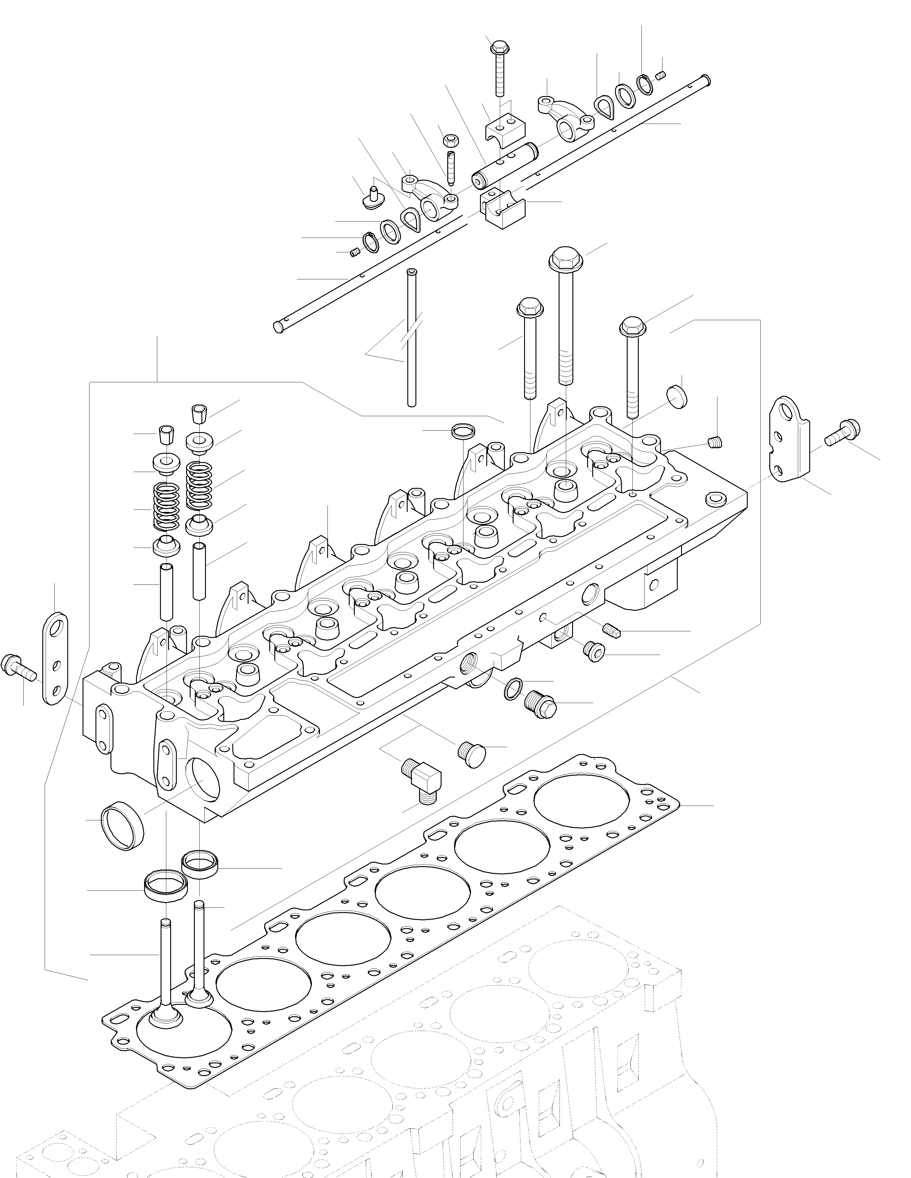Wheel Loaders Komatsu / WA420-3 active S/N WA420H30297 - Up(wa420_3a) / CYLINDER HEAD AND ATTACHING PARTS(01-05 : GJ2K1756)