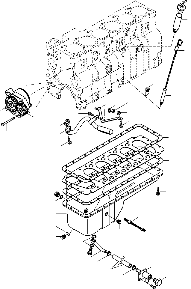 Wheel Loaders Komatsu / WA420-3 active S/N WA420H30297 - Up(wa420_3a) / ENGINE LUBRICATION(01-10 : GJ2K1760)