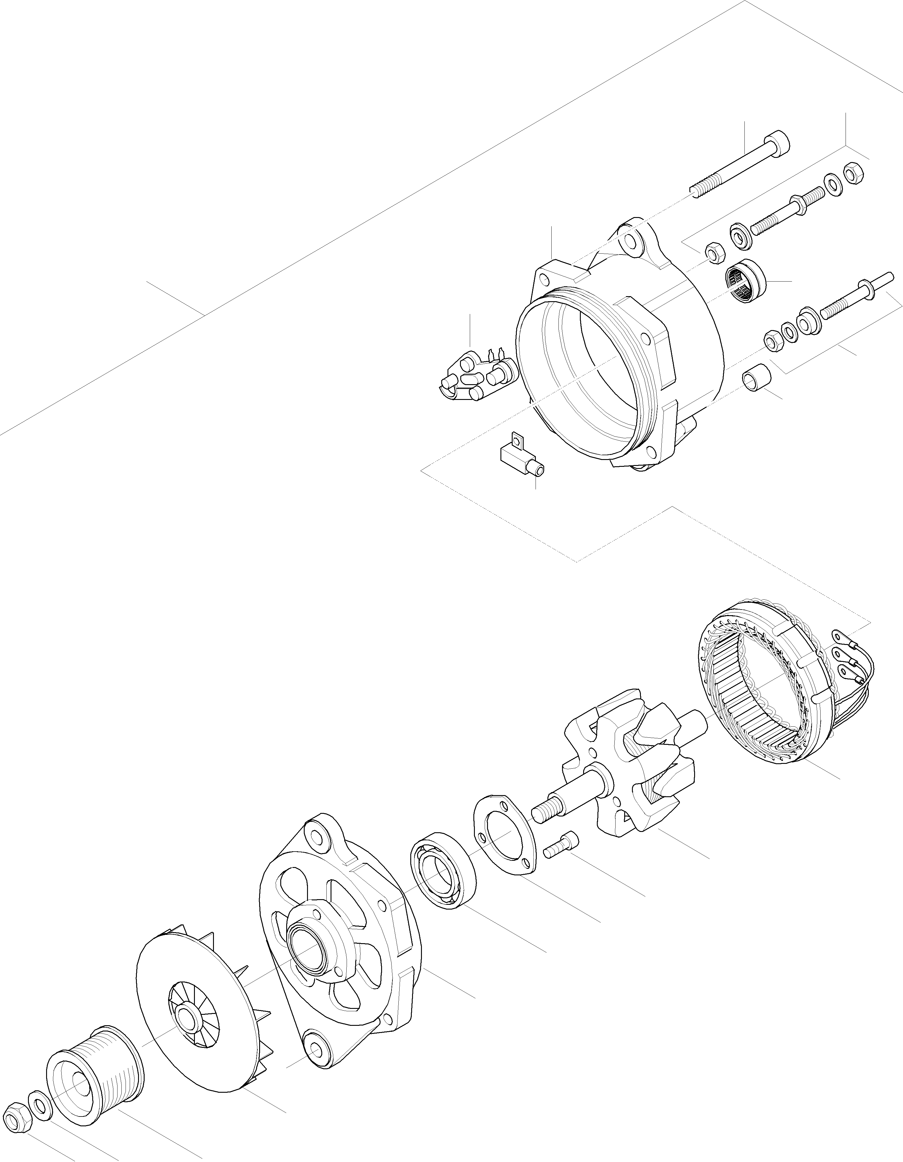 Wheel Loaders Komatsu / WA420-3 active S/N WA420H30297 - Up(wa420_3a) / ALTERNATOR(03-42 : GJ2K1772)