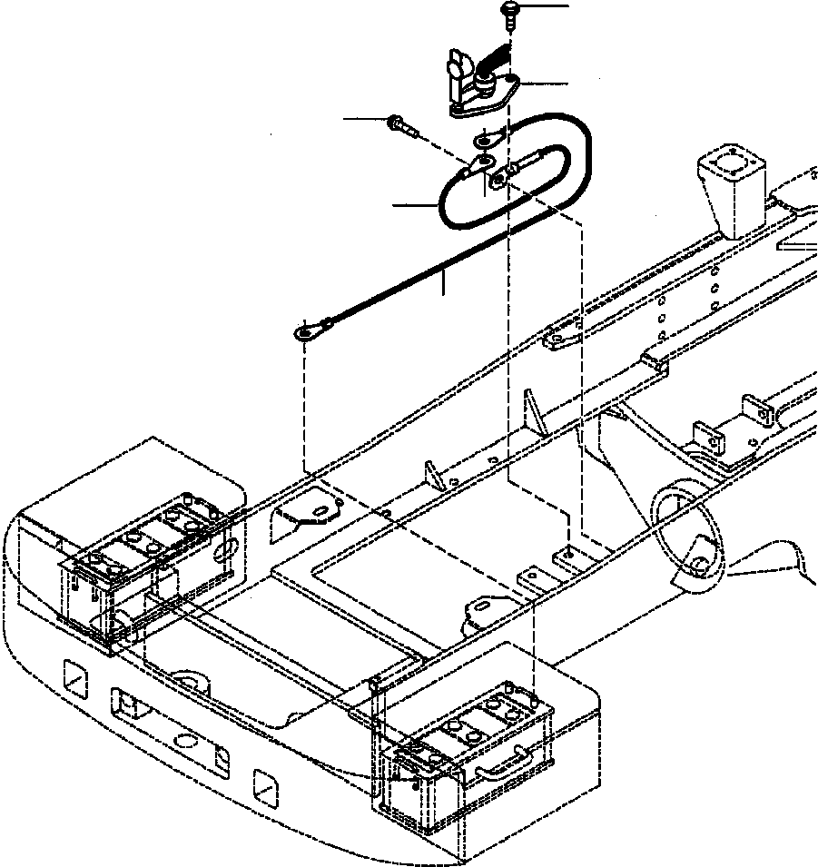 Wheel Loaders Komatsu / WA420-3 active S/N WA420H30297 - Up(wa420_3a) / BATTERY MAIN SWITCH(03-75 : GJ2K1795)
